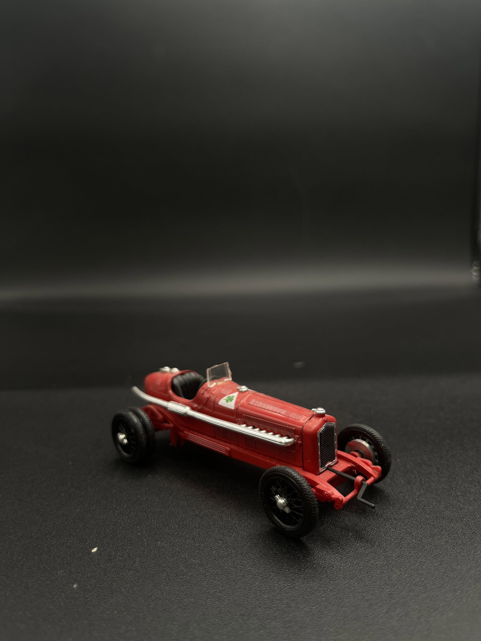 Vintage Model Car 1:43 Red Alfa Romeo P3 Rio - Italy: Vintage Model Car 1:43 Red Alfa Romeo P3 Rio - Italy