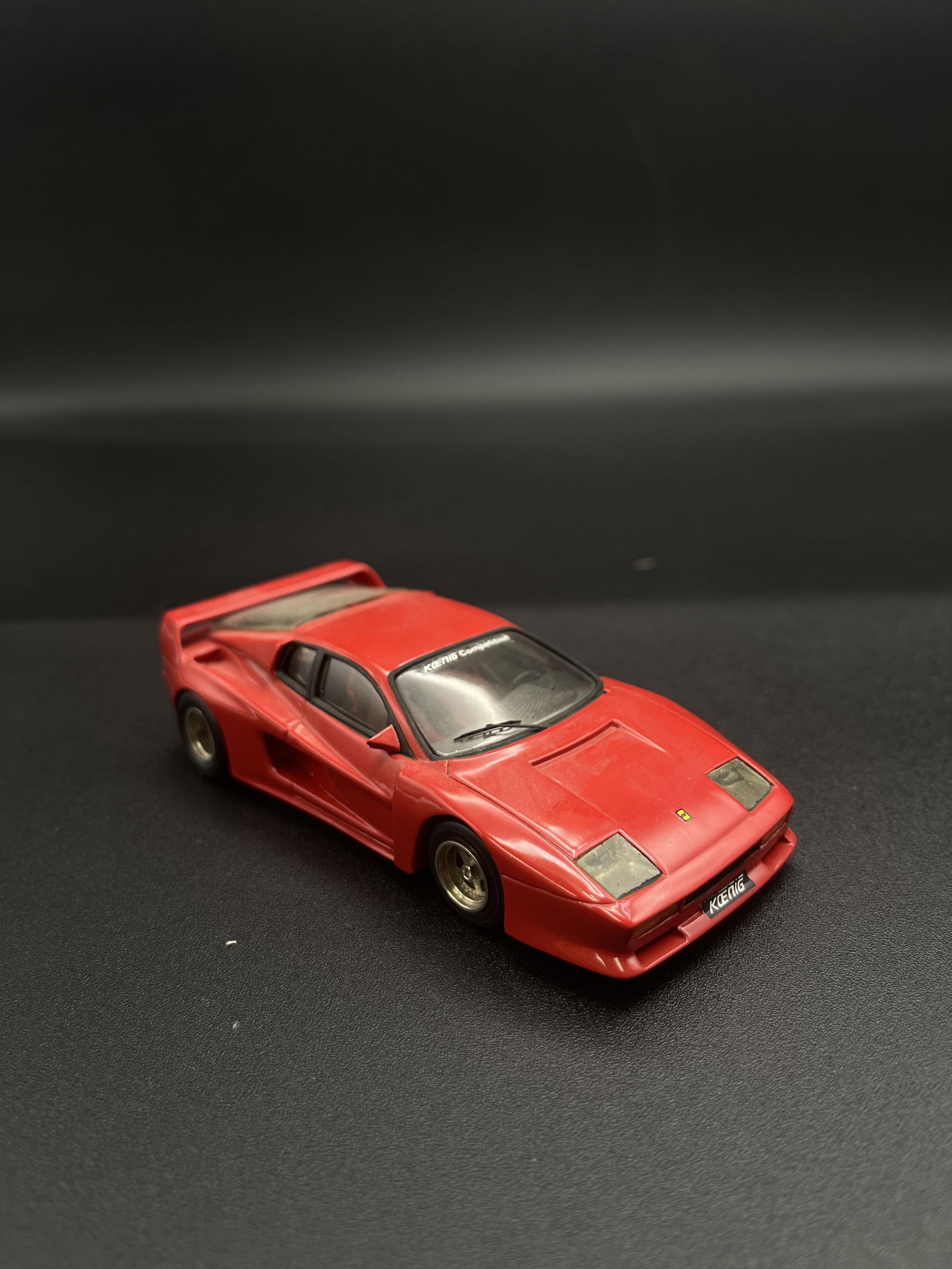 Vintage Model Car 1:43 Red Ferrari Testa Rossa Starter - France Signed (1 of 5)