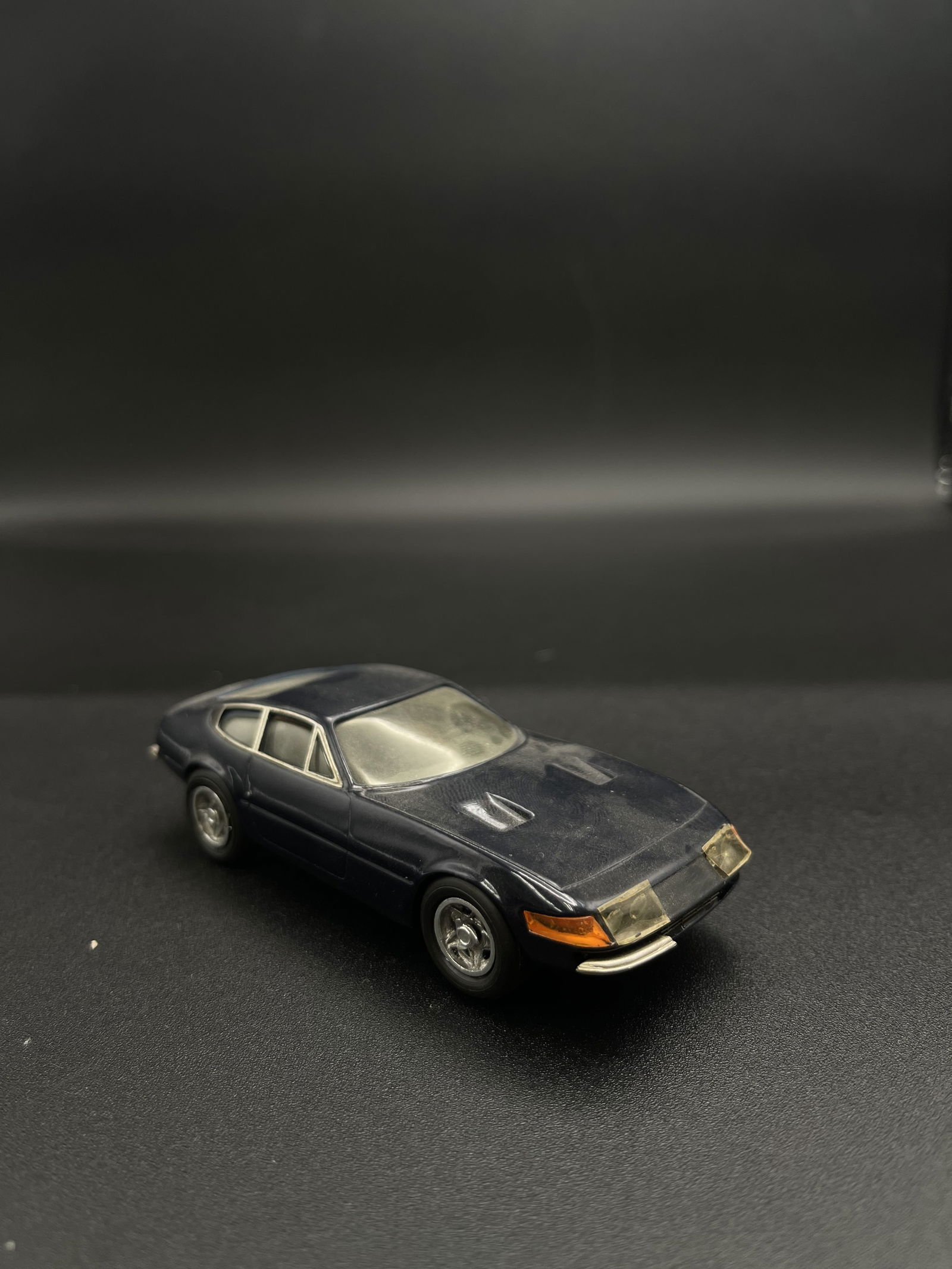 Vintage Model Car 1:43 Blue Ferrari Daytona Provence Moulage - France Signed (1 of 5)