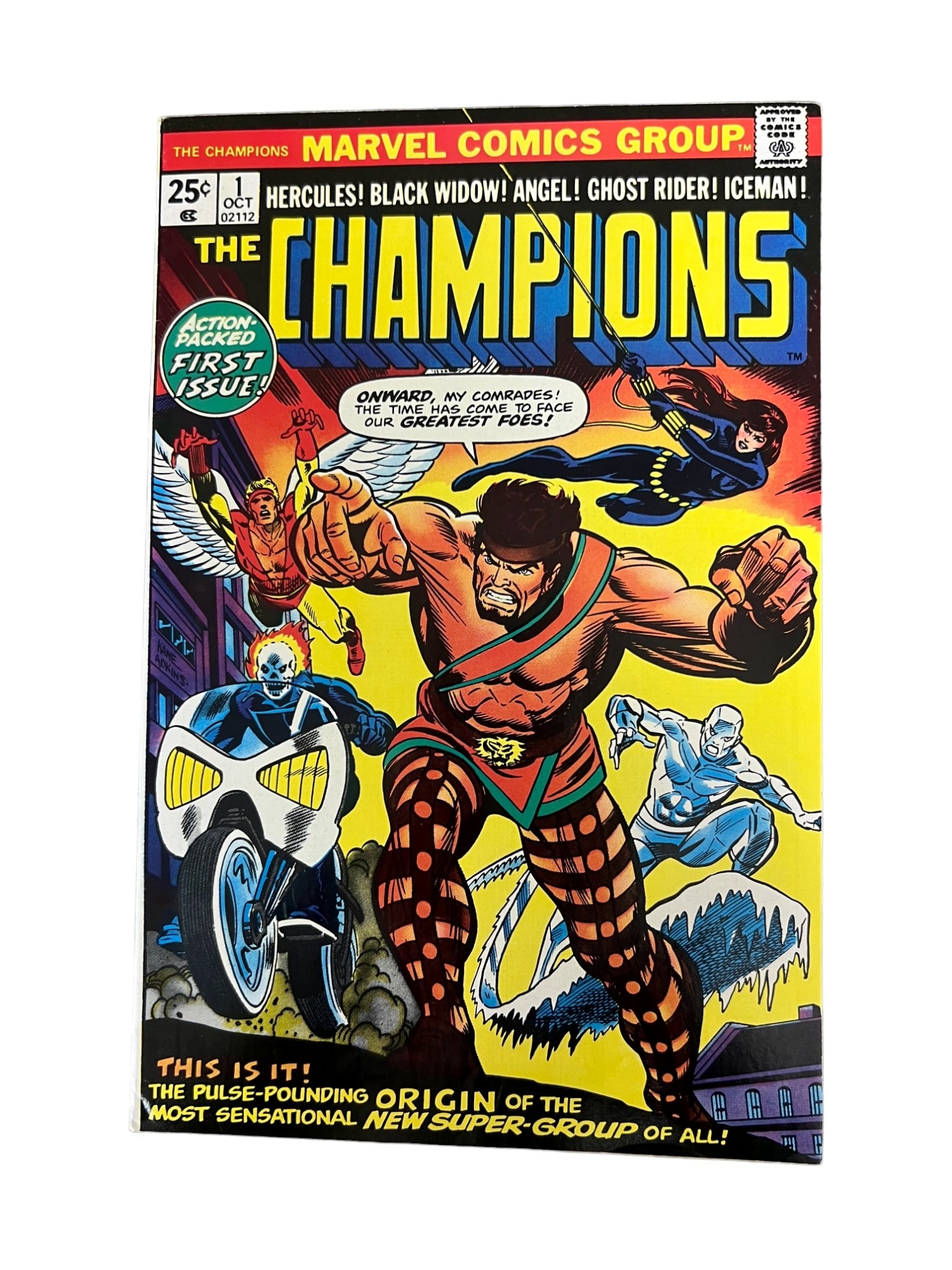 Champions #1  Marvel 1st app. and origins Champions 1975 Comic Book (1 of 6)