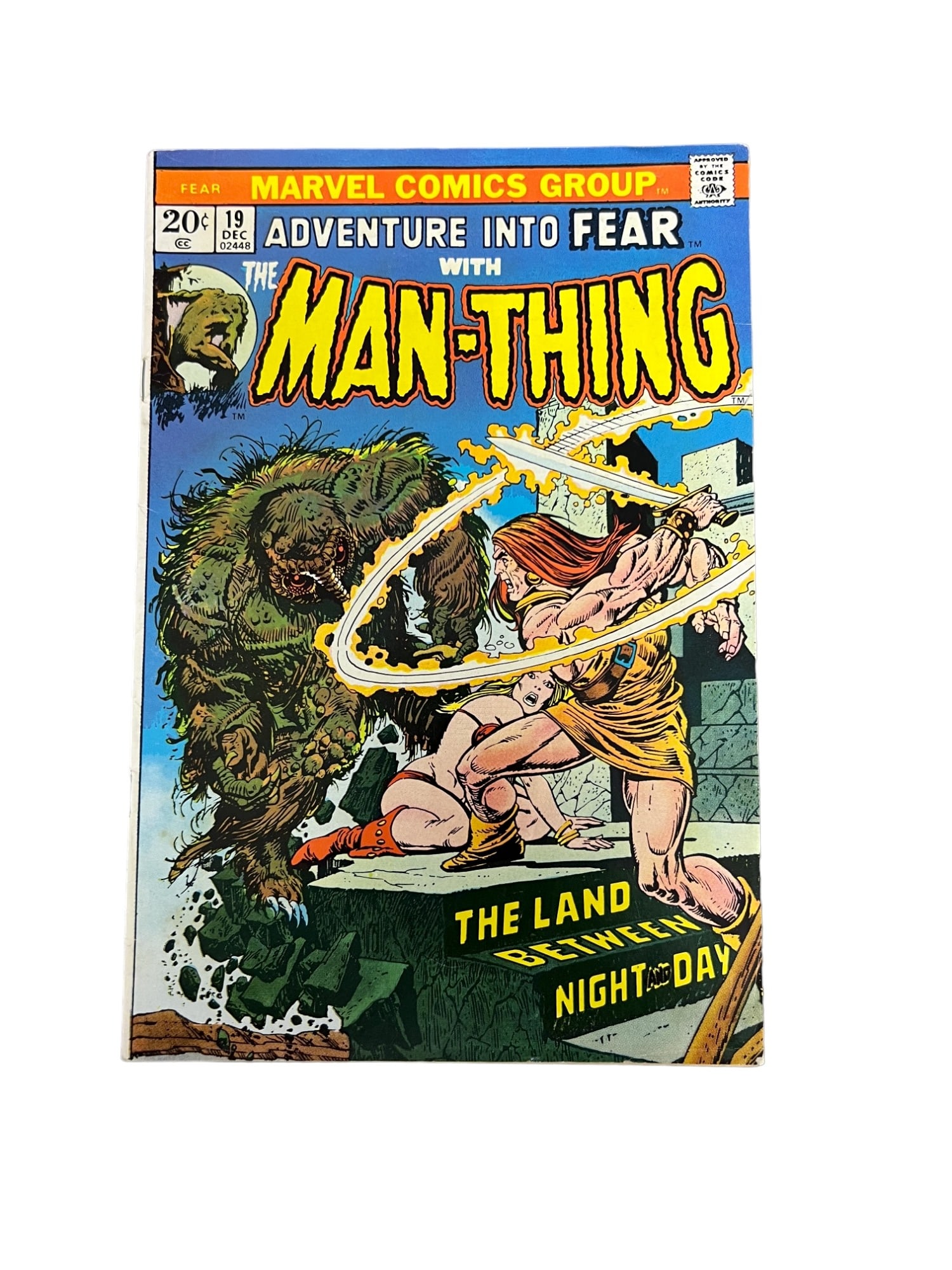 MARVEL ADVENTURE INTO FEAR WITH THE MAN-THING ISSUE # 19 Comic Book (1 of 6)
