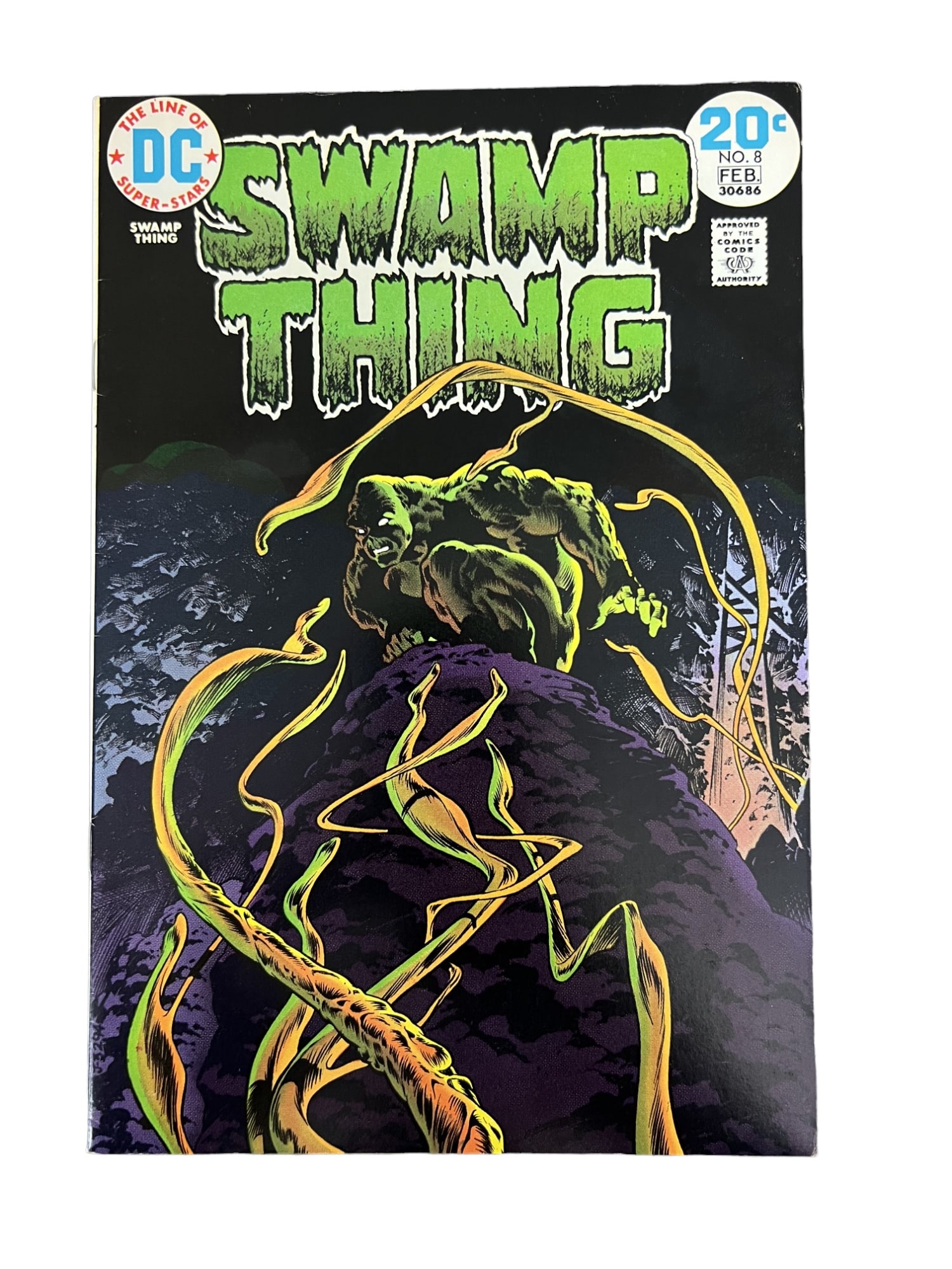 SWAMP THING # 8 DC COMICS BRONZE AGE 1974 BERNIE WRIGHTSON ART (1 of 3)