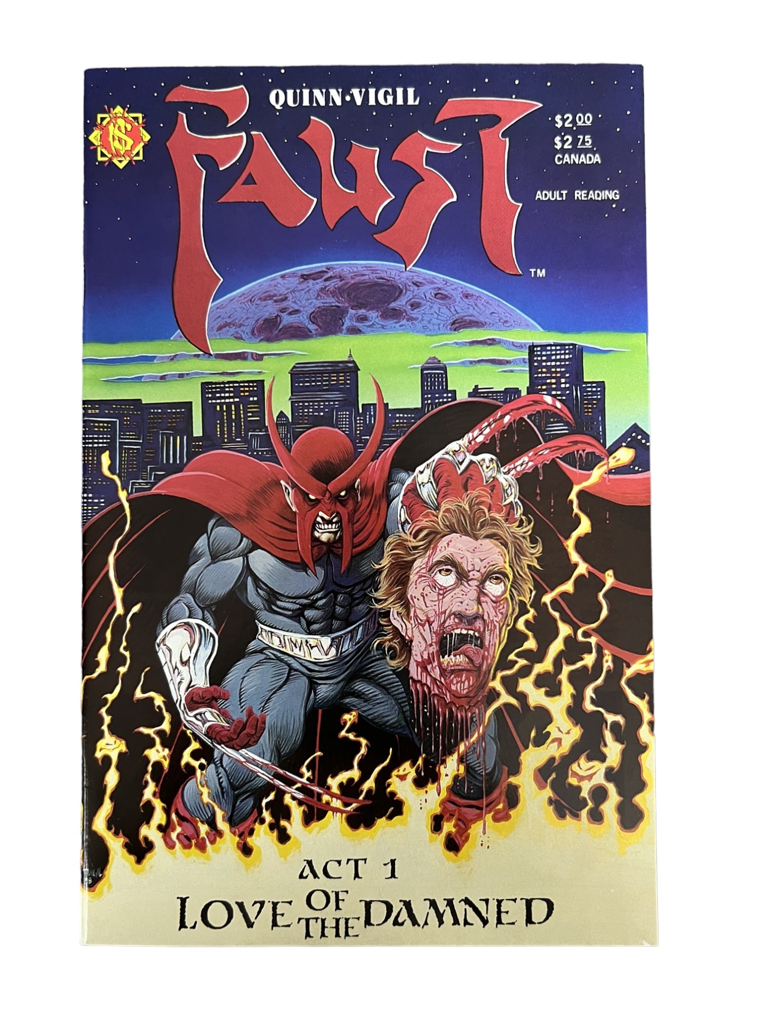 FAUST #1 1st app Beef Hapi Jade DeCamp Dr Yuri 1989 Northstar TIM VIGIL (1 of 6)