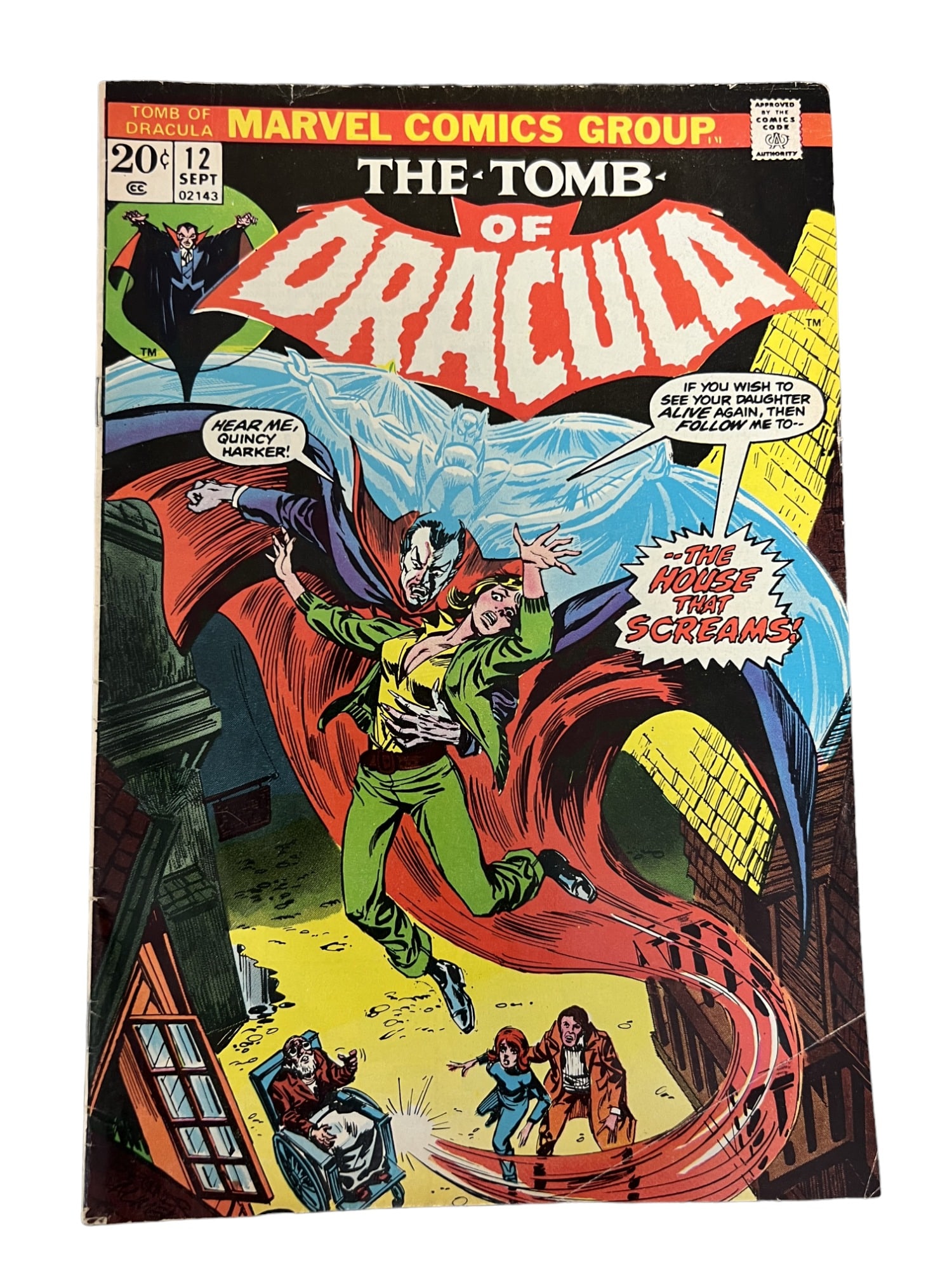 1973 MARVEL TOMB OF DRACULA #12 COMIC 2ND APPEARANCE BLADE (1 of 6)
