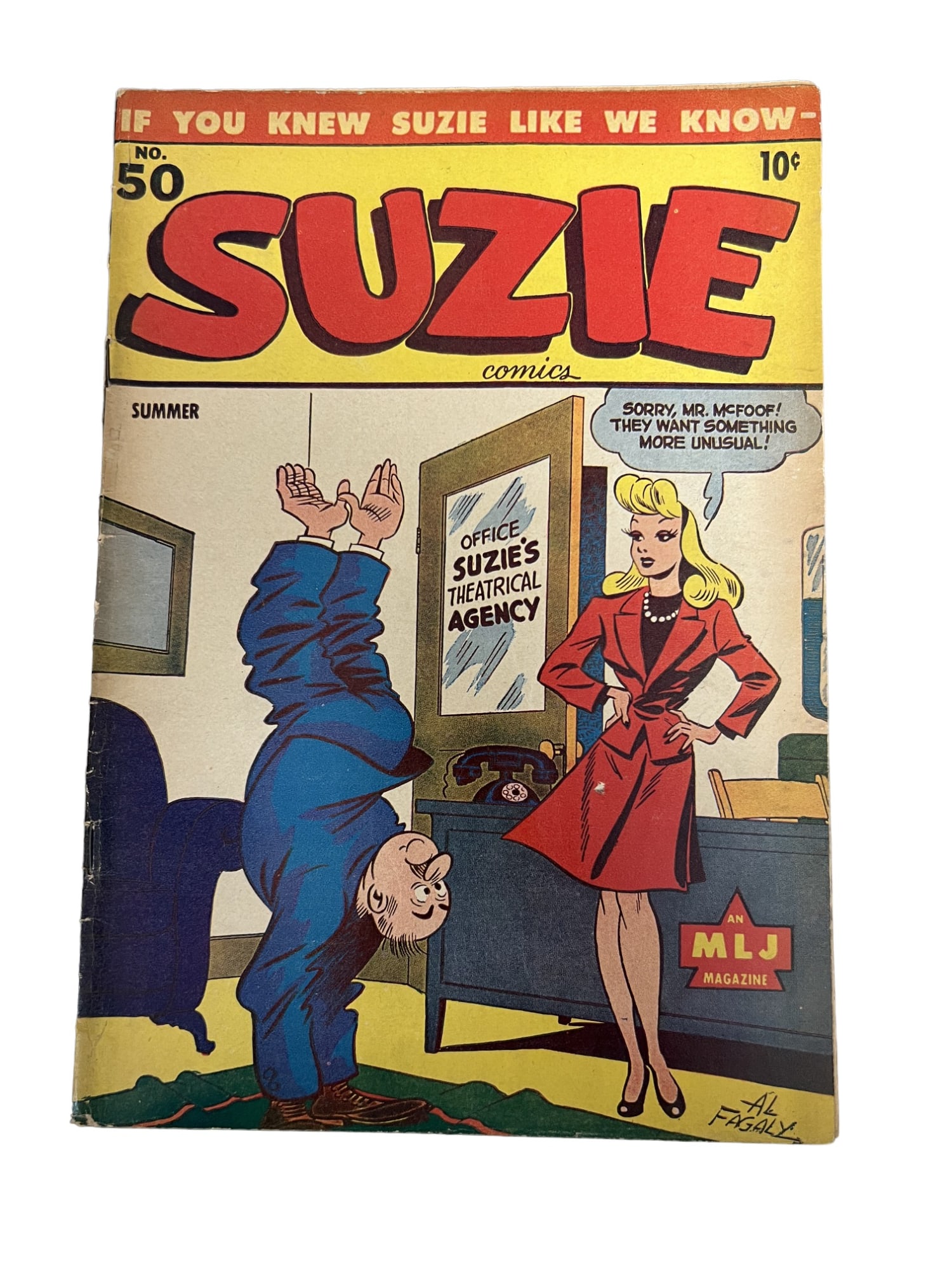 Suzie #50 Archie 1945 Comic Book Golden Age (1 of 3)