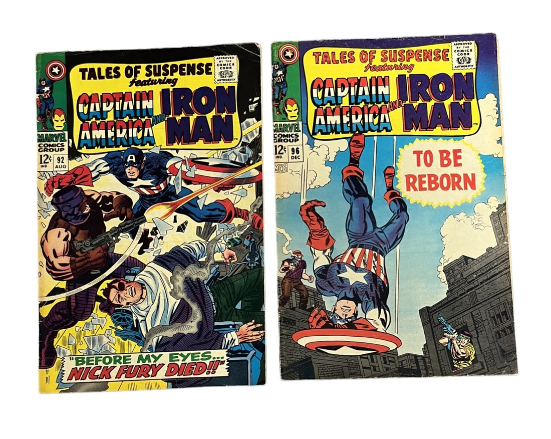Tales of Suspense #96 92 Marvel 1967 Silver Age Nick Fury Captain America: Tales of Suspense #96 92 Marvel 1967 Silver Age Nick Fury Captain America