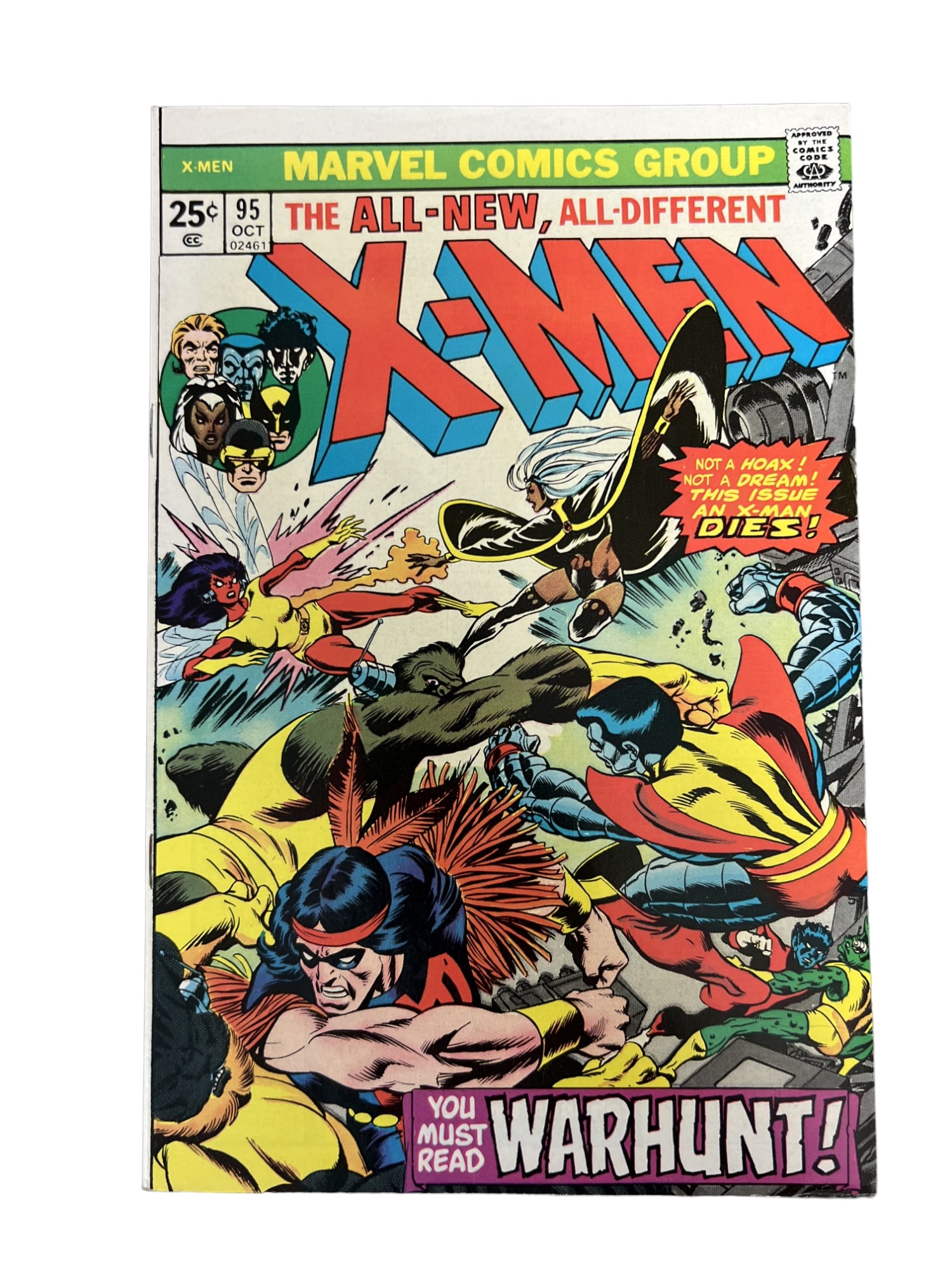 Uncanny X-Men 95 Marvel 1975 VF NM Wolverine Storm Colossus Death Thunderbird: Uncanny X-Men 95 Marvel 1975 VF NM Wolverine Storm Colossus Death Thunderbird