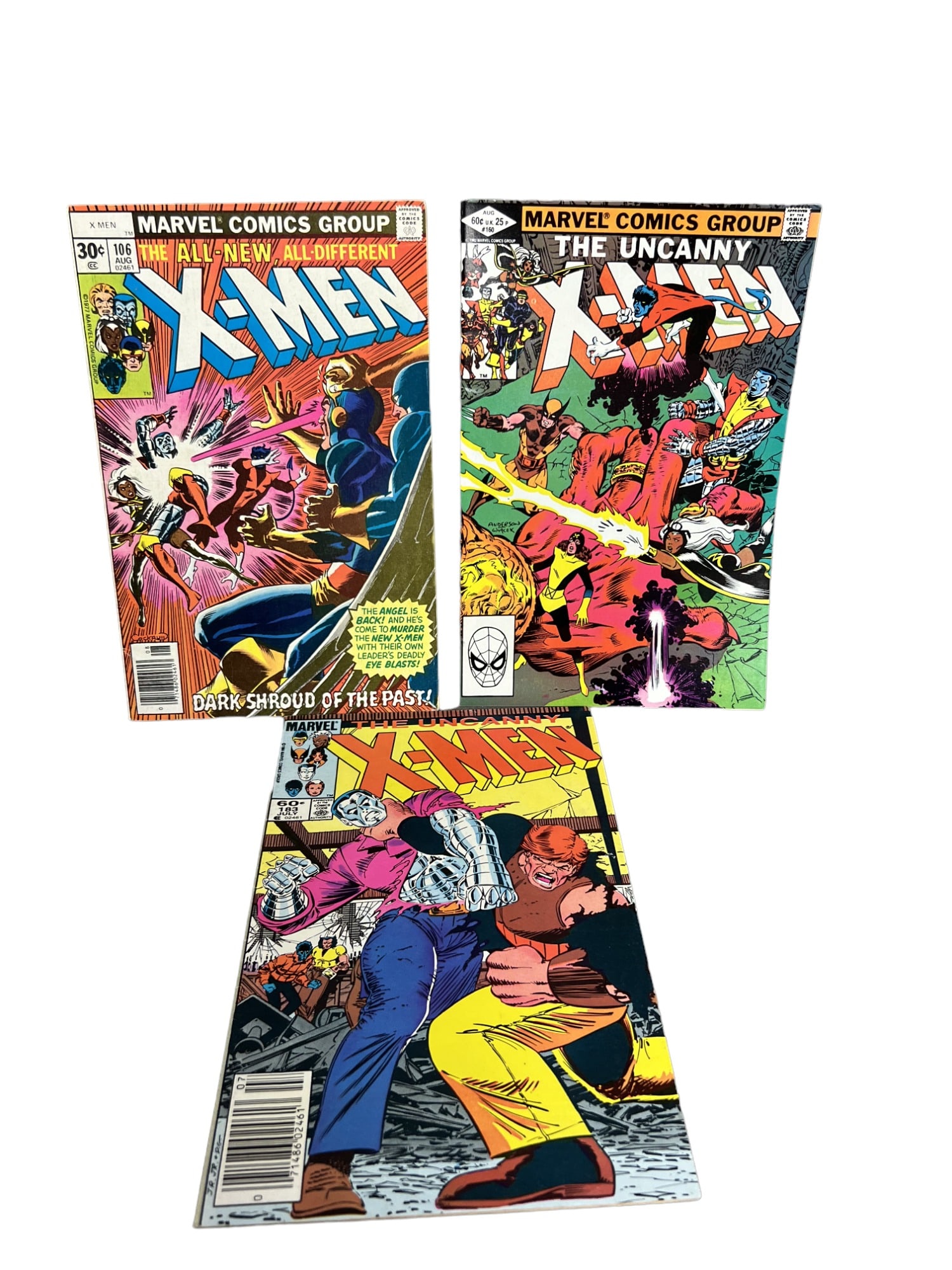 X-MEN MARVEL Vintage Comic Book Collection Lot Rare Wolverine Storm Magneto Nightcrawler (1 of 8)