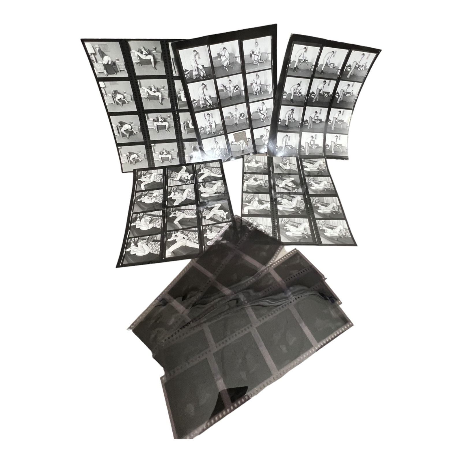 Vintage Pin-Up Nude Female Model Erotic Risque Photograph Photo & Negative Collection Lot: Vintage Pin-Up Nude Female Model Erotic Risque Photograph Photo & Negative Collection Lot 8 x 10 images of negatives could be different from the photos