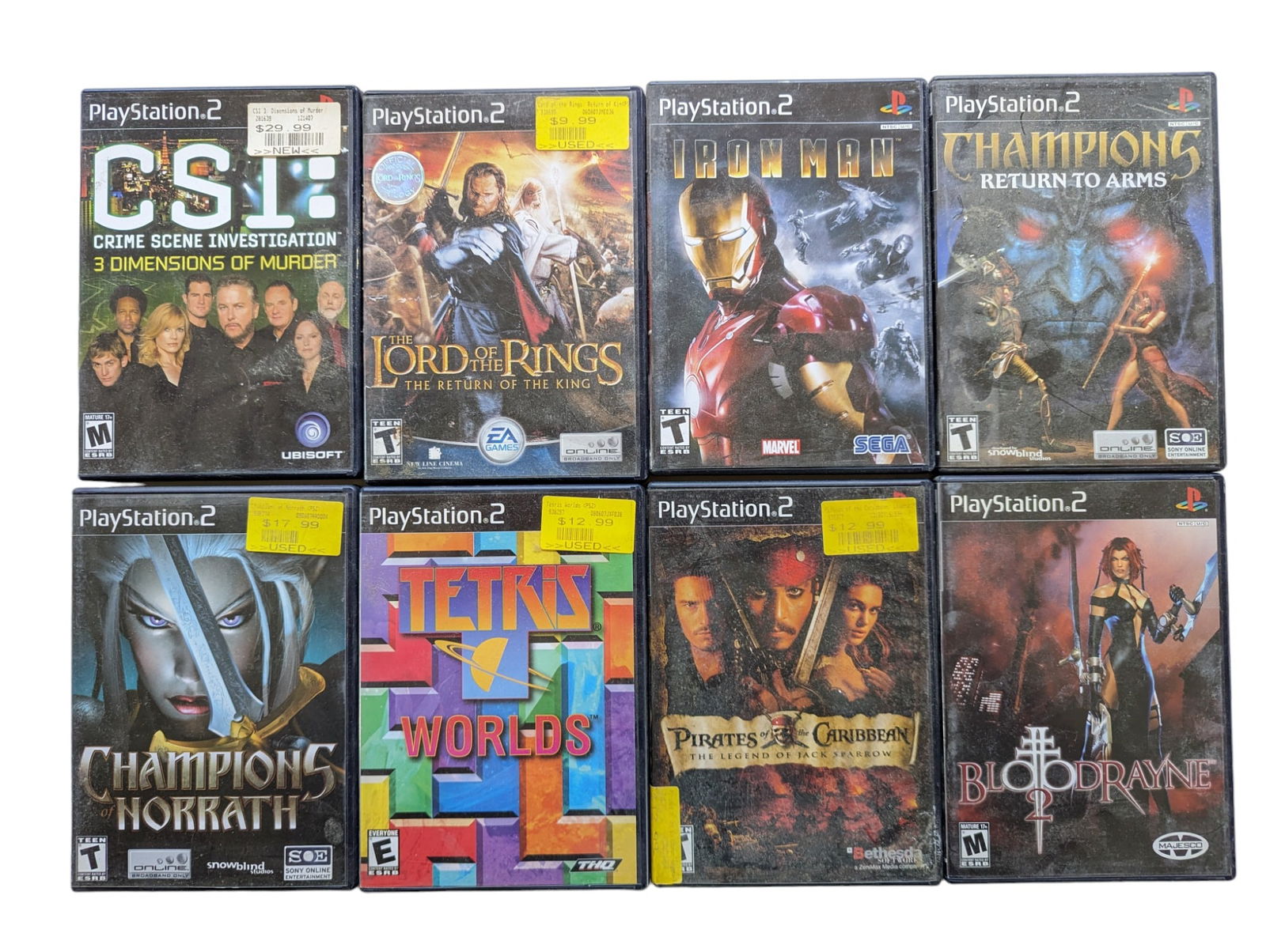 Sony PS2 Playstation 2 video game lot (1 of 2)