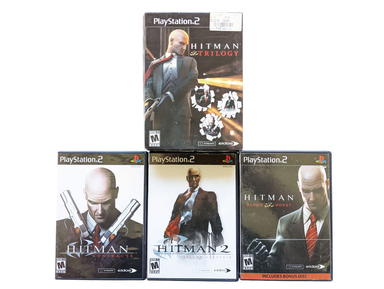 Sony PS2 Hitman Trilogy video game box set (1 of 2)