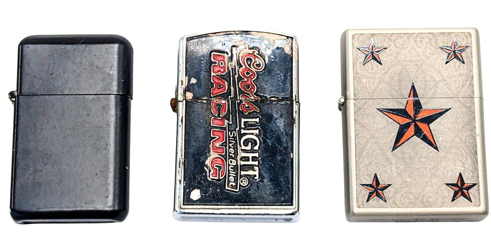 Three vintage lighters: Three vintage lighters