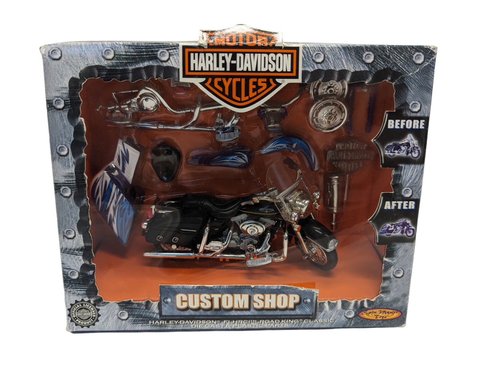 Harley Davidson die cast custom shop motorcycle toy (1 of 3)