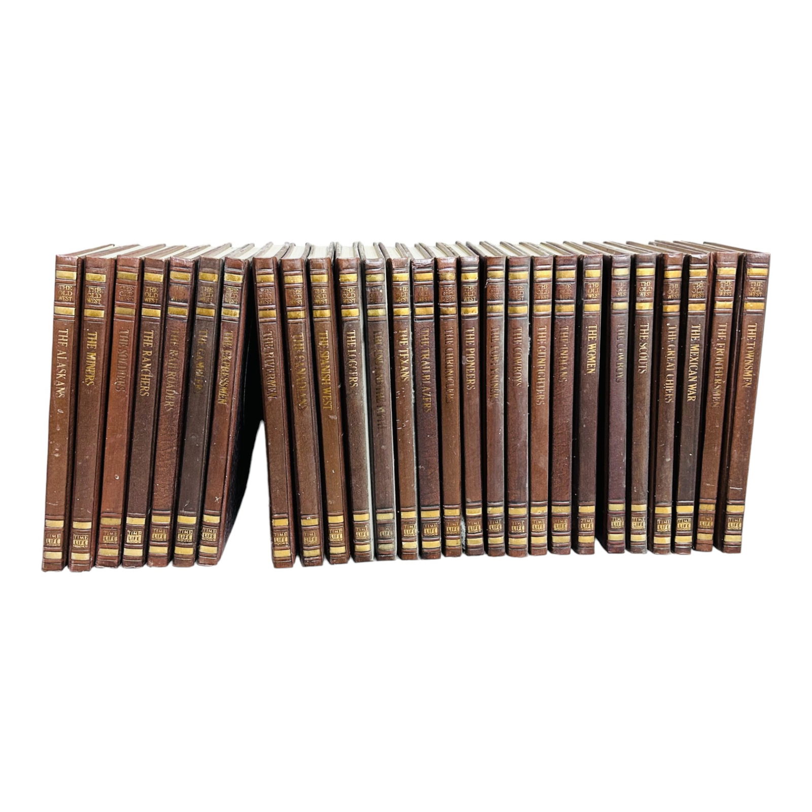 Time-Life "The Old West" leather bound book set (1 of 6)