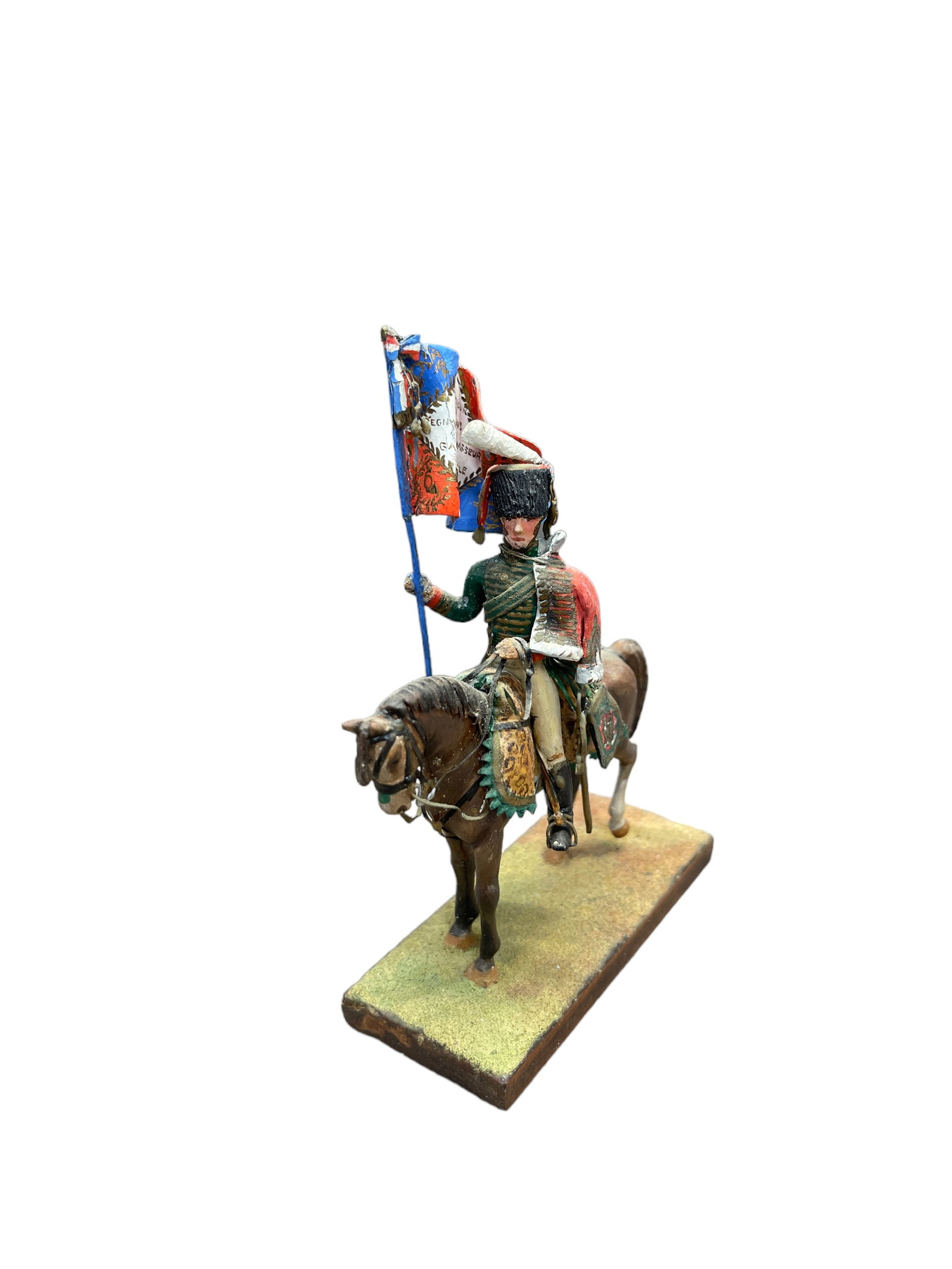 Chasseurs A Cheval Garde Imperiale 1806 Marcel Baldet Paris 4.5": Chasseurs A Cheval Garde Imperiale 1806 Marcel Baldet Paris 4.5"