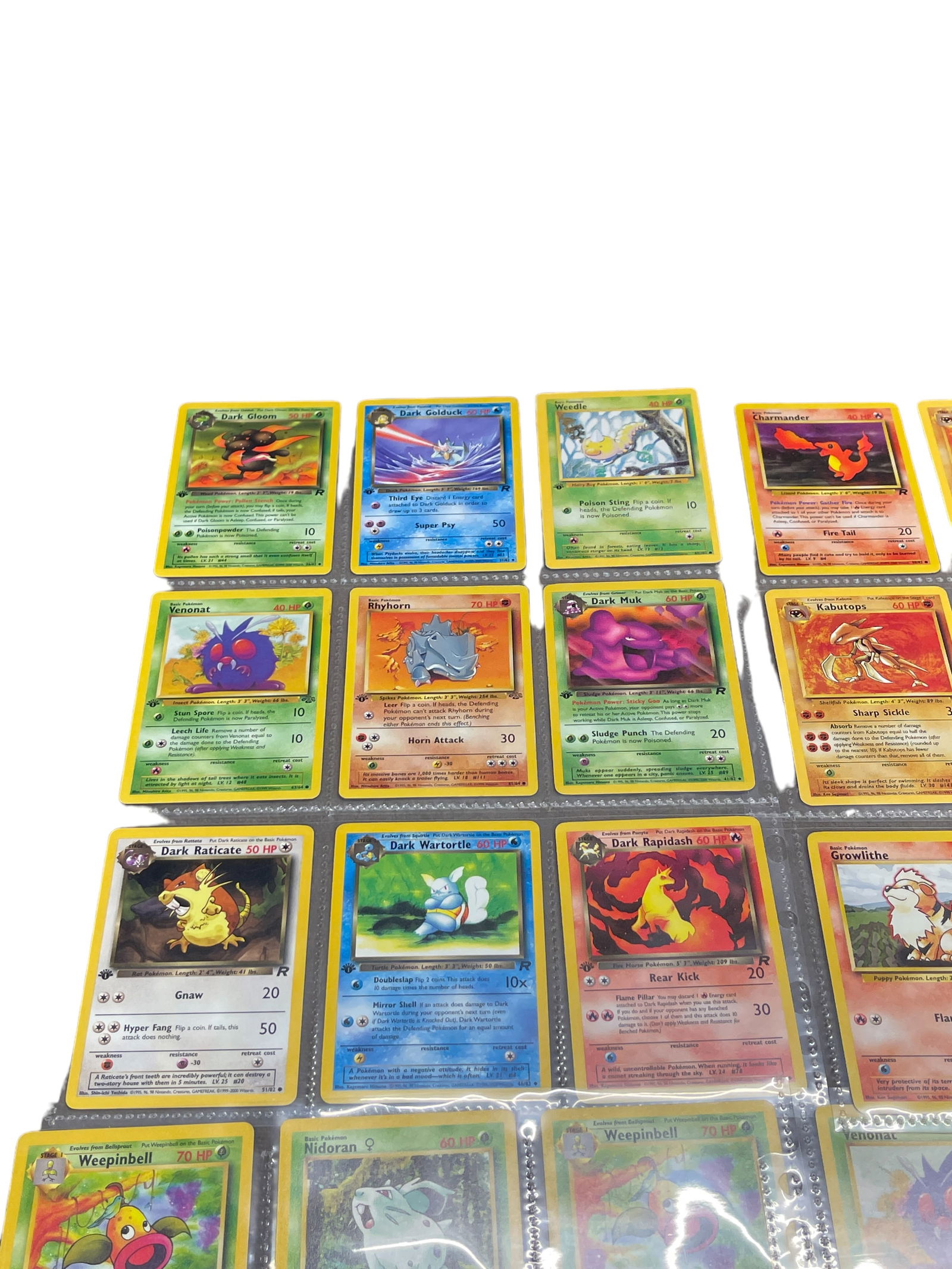 Vintage 1999-2000 PokemonTrading Card Collection Lot (1 of 12)