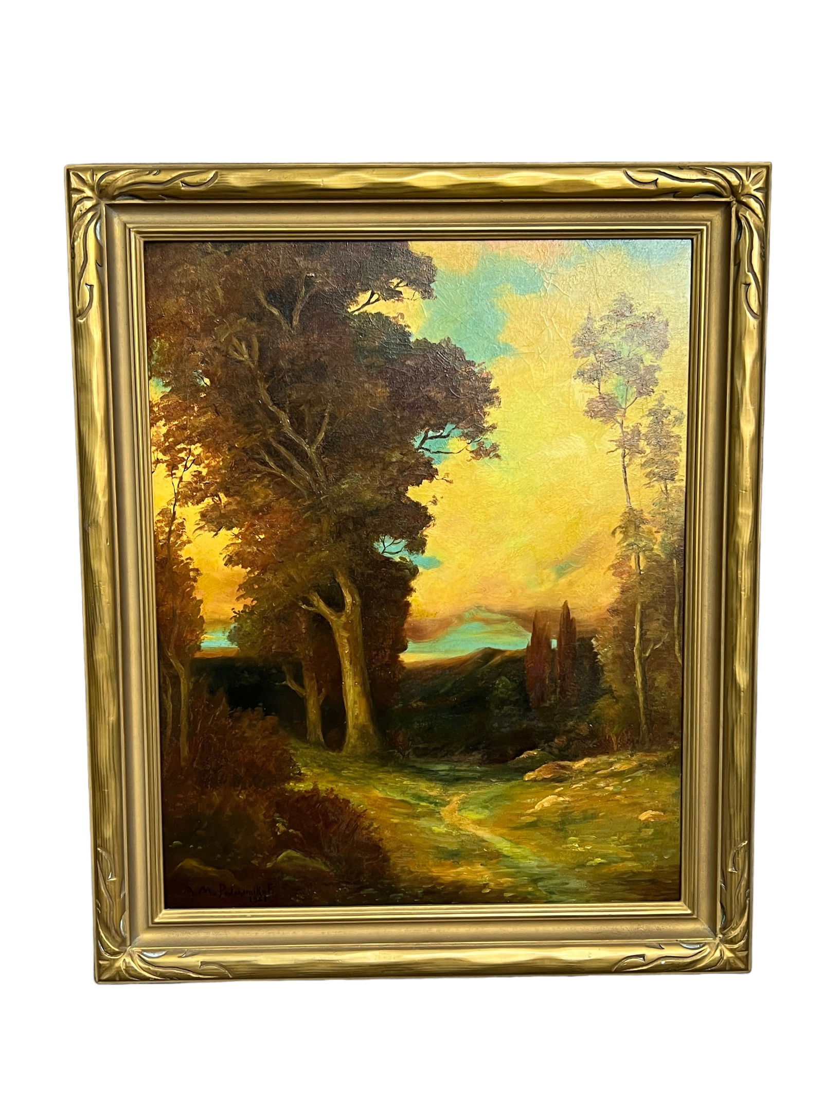 Alexis Matthew Podchernikoff Oil Painting on Masonite Board Signed Lower Left 24" x 29" (1 of 9)