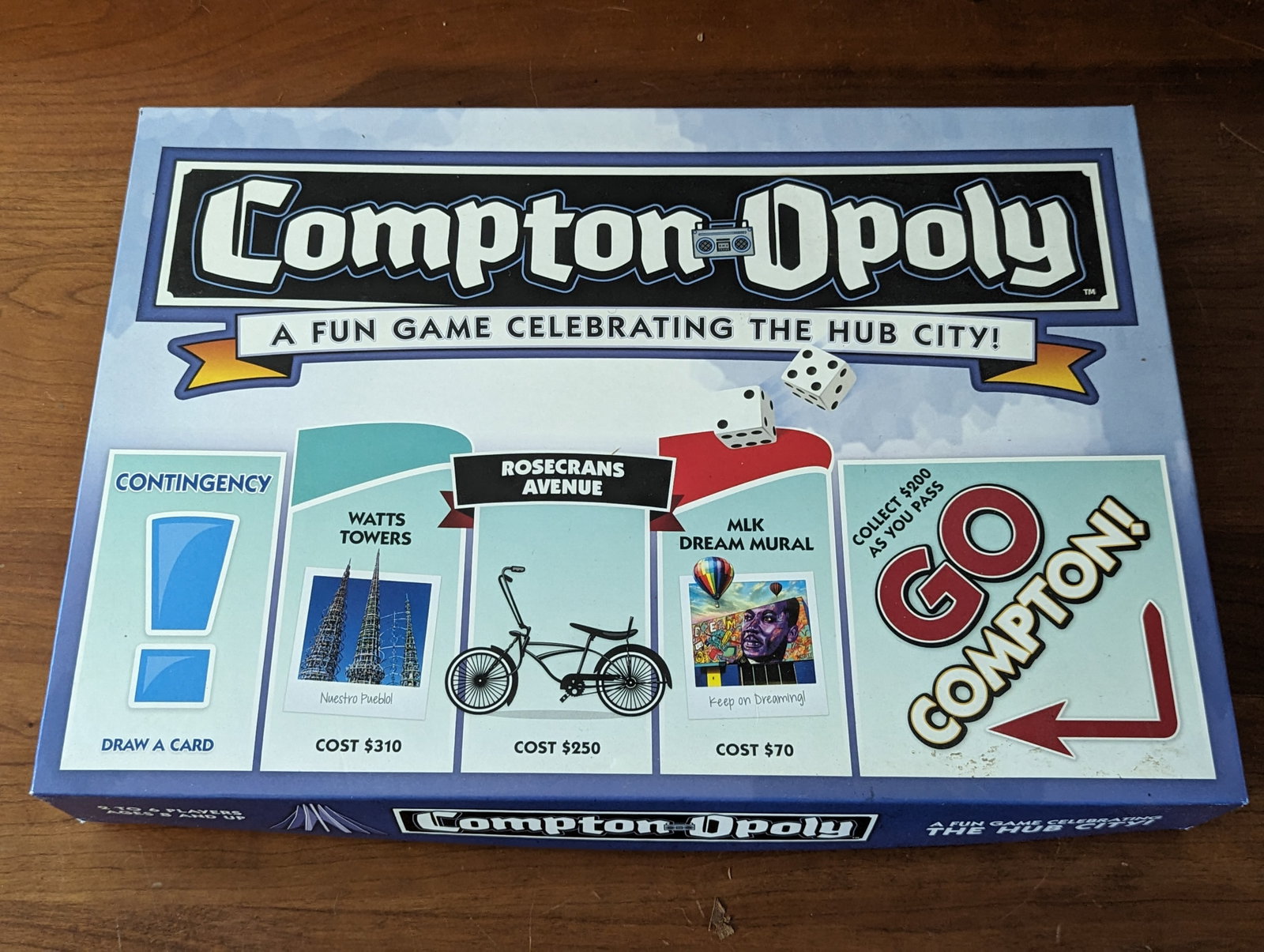 Compton-Opoly board game: Compton-Opoly board game