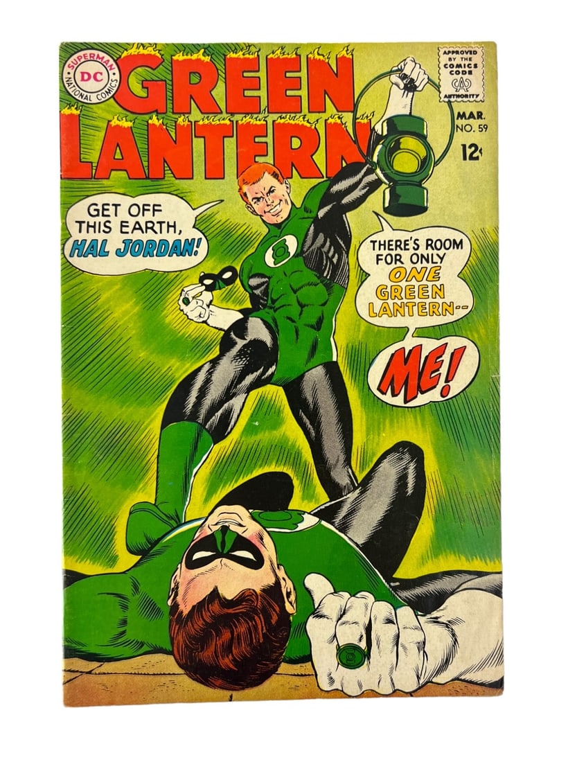 Green Lantern #59 DC Comics 1968 First Appearance of Guy Gardner Comic Book (1 of 3)