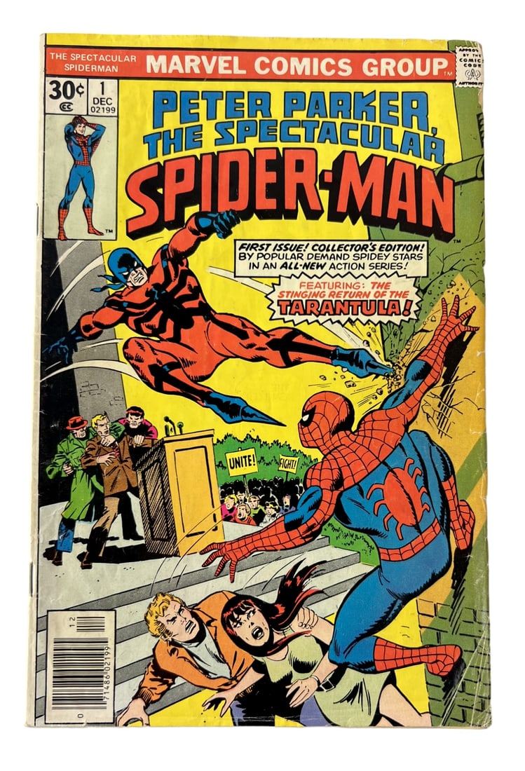 Peter Parker The Spectacular Spider-Man #1 Marvel Comics 1976 Edward Lansky App. Comic Book (1 of 3)