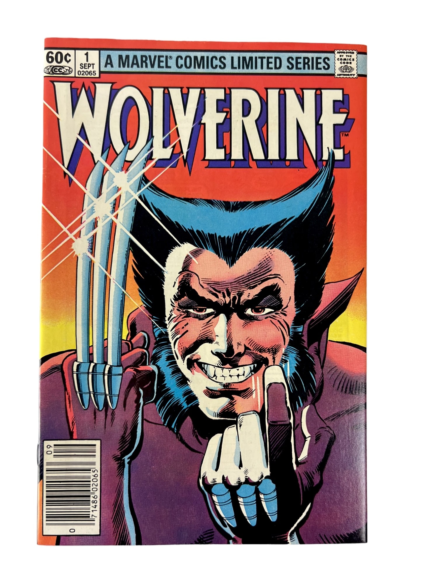 Wolverine #1 Limited Series 1982 Marvel Comics Key Issue Newsstand Comic Book (1 of 3)
