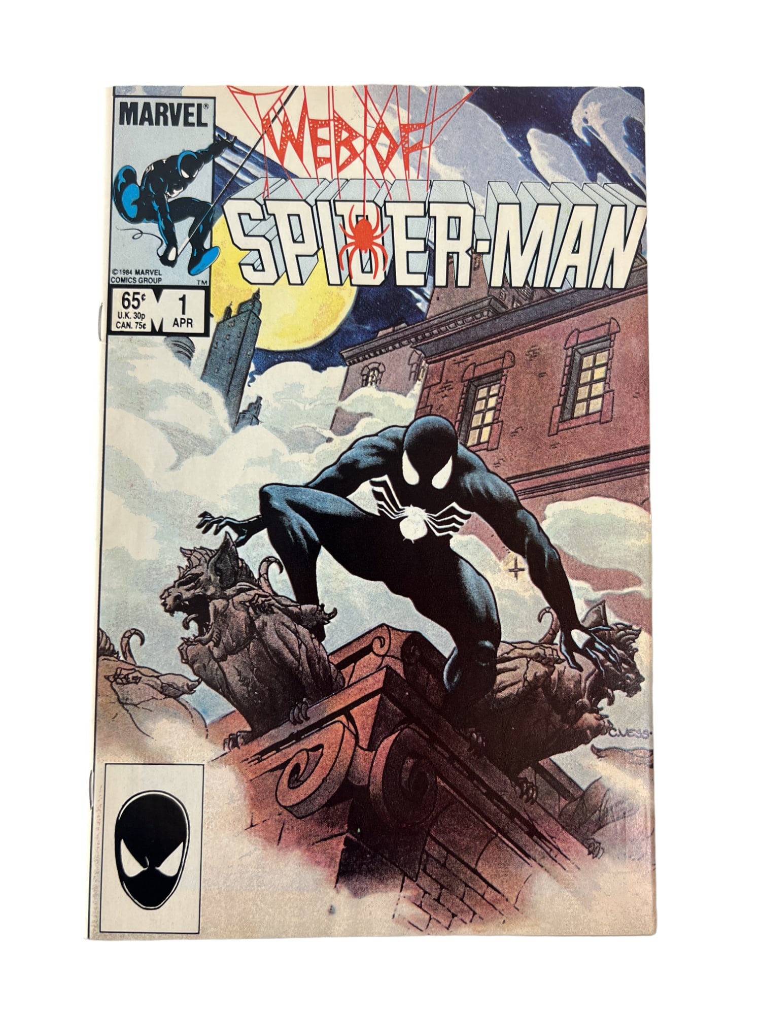 Web of Spiderman #1 Marvel 1985 Comic Book (1 of 4)