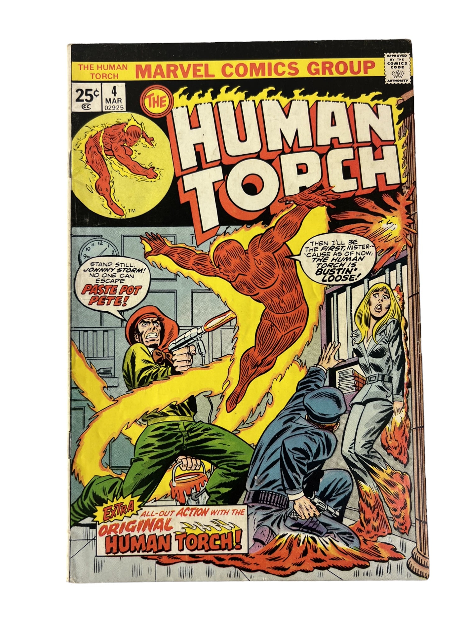 The Human Torch #4 Marvel 1974 Comic Book (1 of 3)