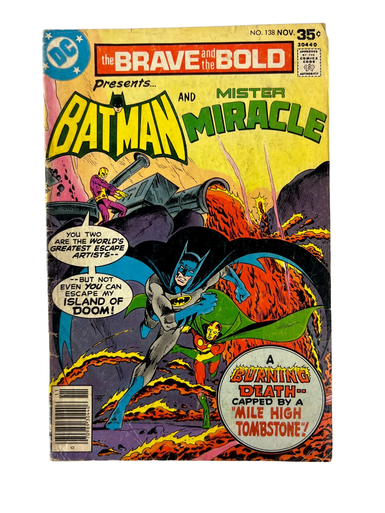 The Brave and the Bold Batman and Mister Miracle #138 Vintage DC Comic Book (1 of 3)