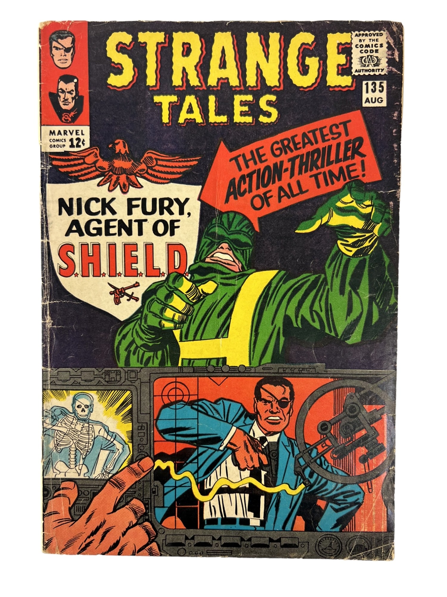 Strange Tales #135 Marvel Comics 1st Nick Fury Appearance Comic Book (1 of 4)