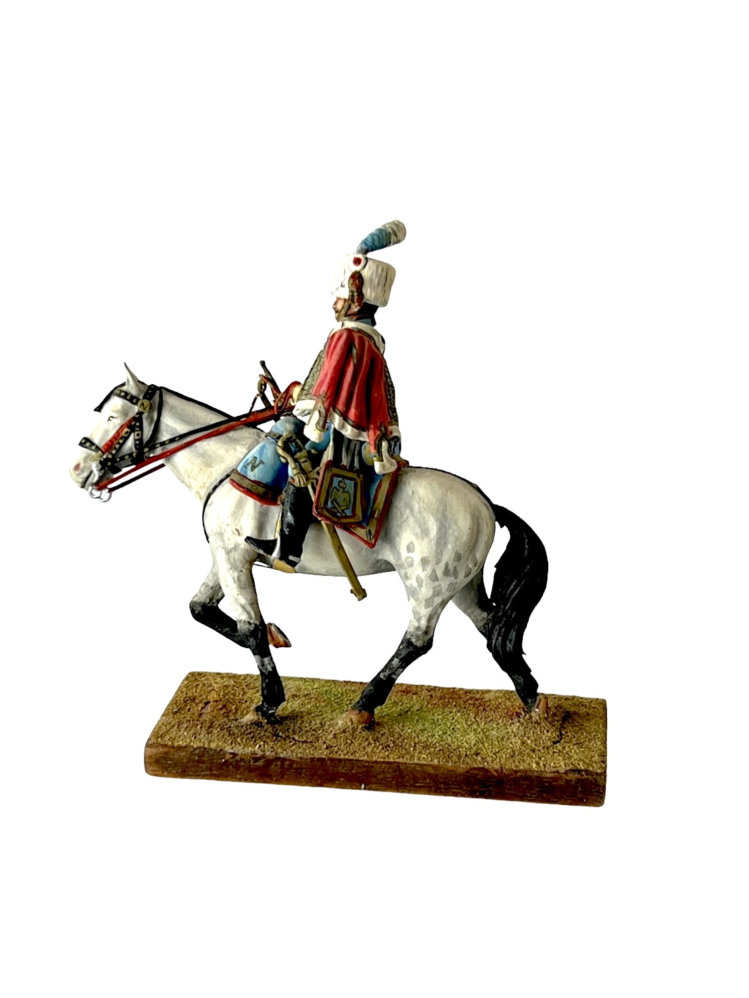 Painted French Napoleonic Tin Miniature 1:30 Scale: Painted French Napoleonic Tin Miniature 1:30 Scale