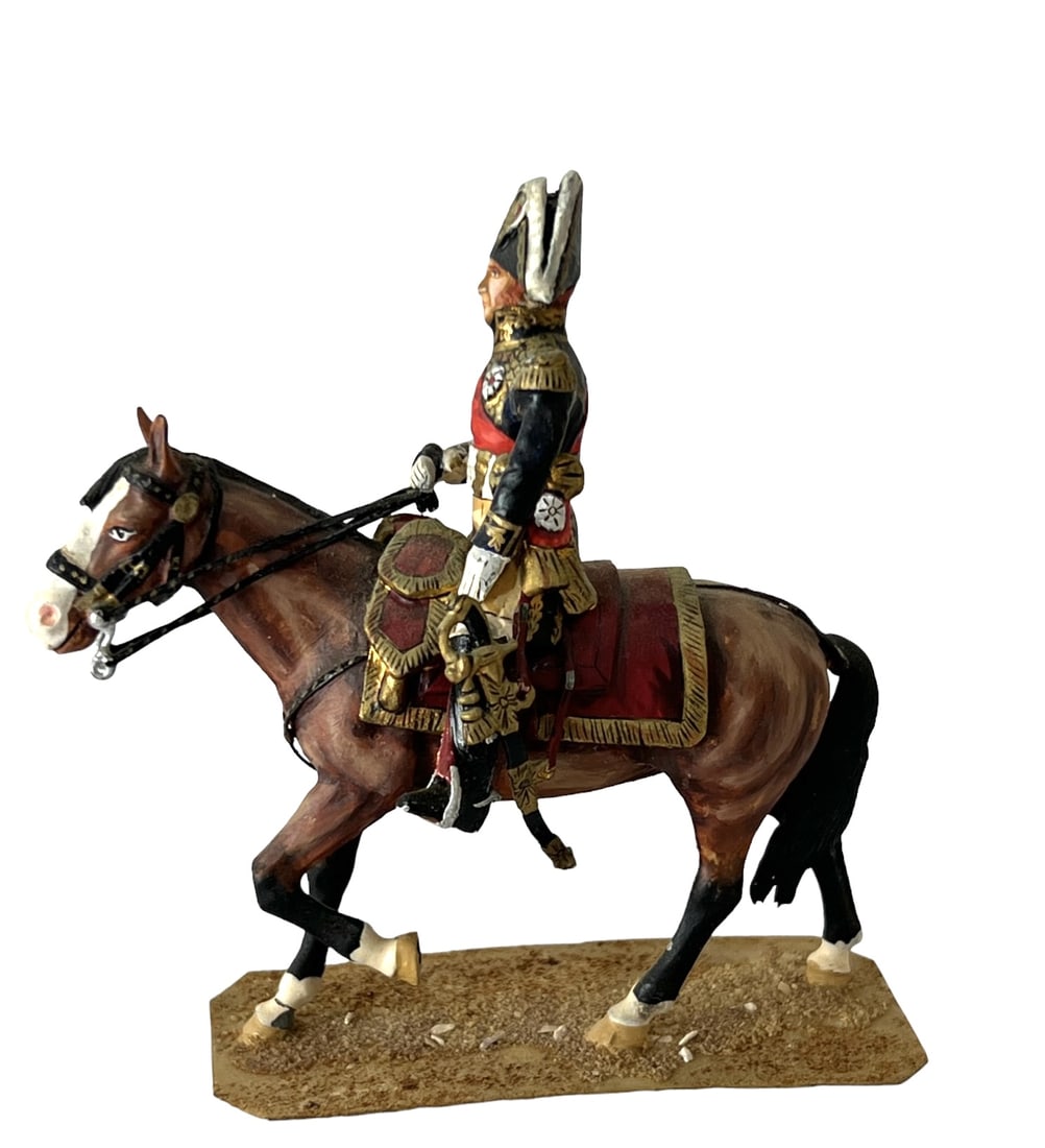 Painted French Napoleonic Tin Miniature 1:30 Scale: Painted French Napoleonic Tin Miniature 1:30 Scale
