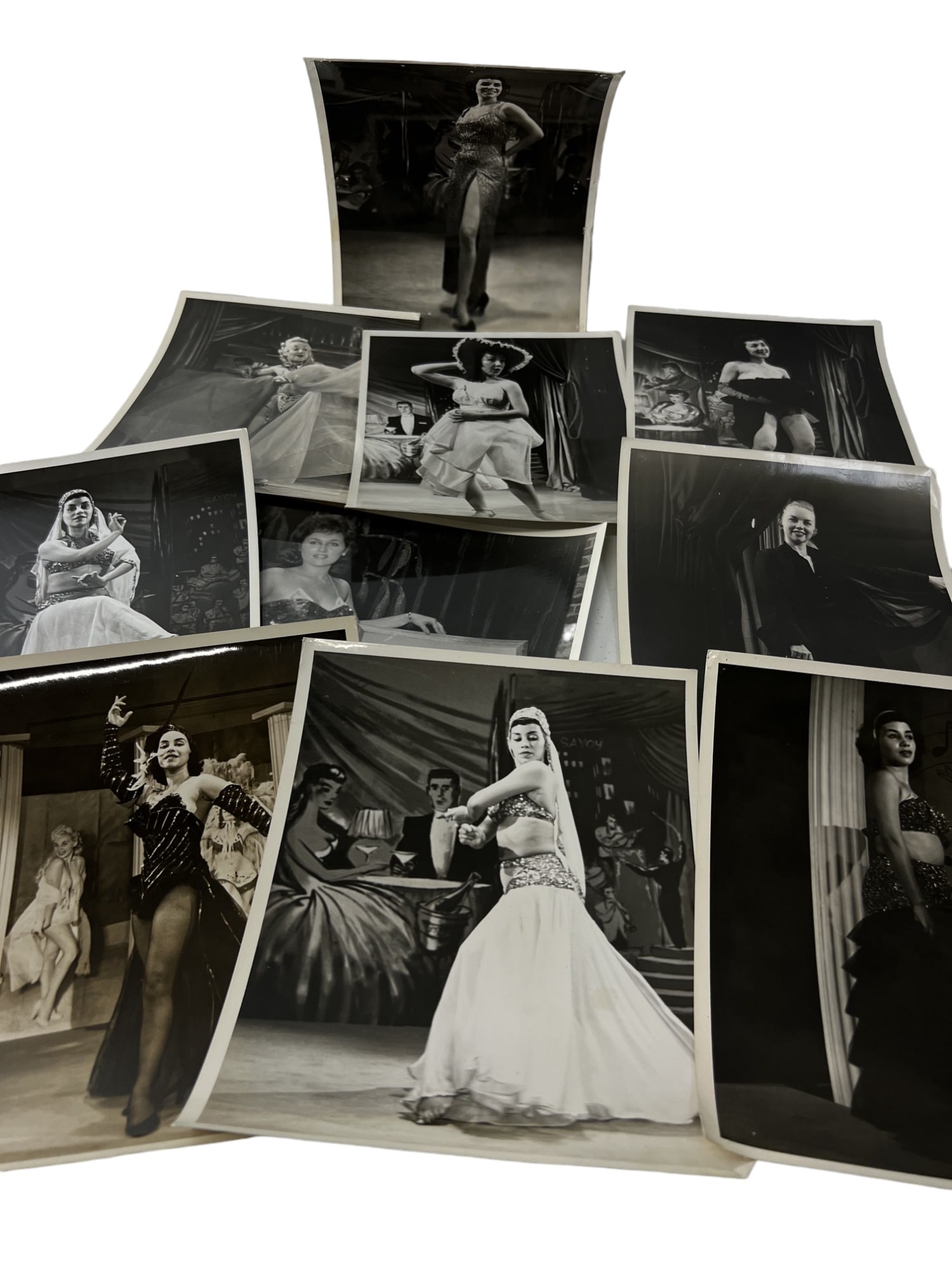 Vintage 1950'S Original Burlesque Nude Pin Up Model Risque 8x10 Black And White Photographs: Vintage 1950's Original Burlesque Nude Pin Up Model Risque 8x10 Black and White Photographs. 10 Photos.