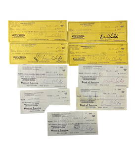 Disney Legend - Bill Walsh Signed Check Disney Production Collection Lot: Bill Walsh Disney Legend Signed Check Autograph. After Walt Disney's death in 1966 Walsh was part of the seven man committee who ran the company. William Crozier Walsh (September 30, 1913 - January 27