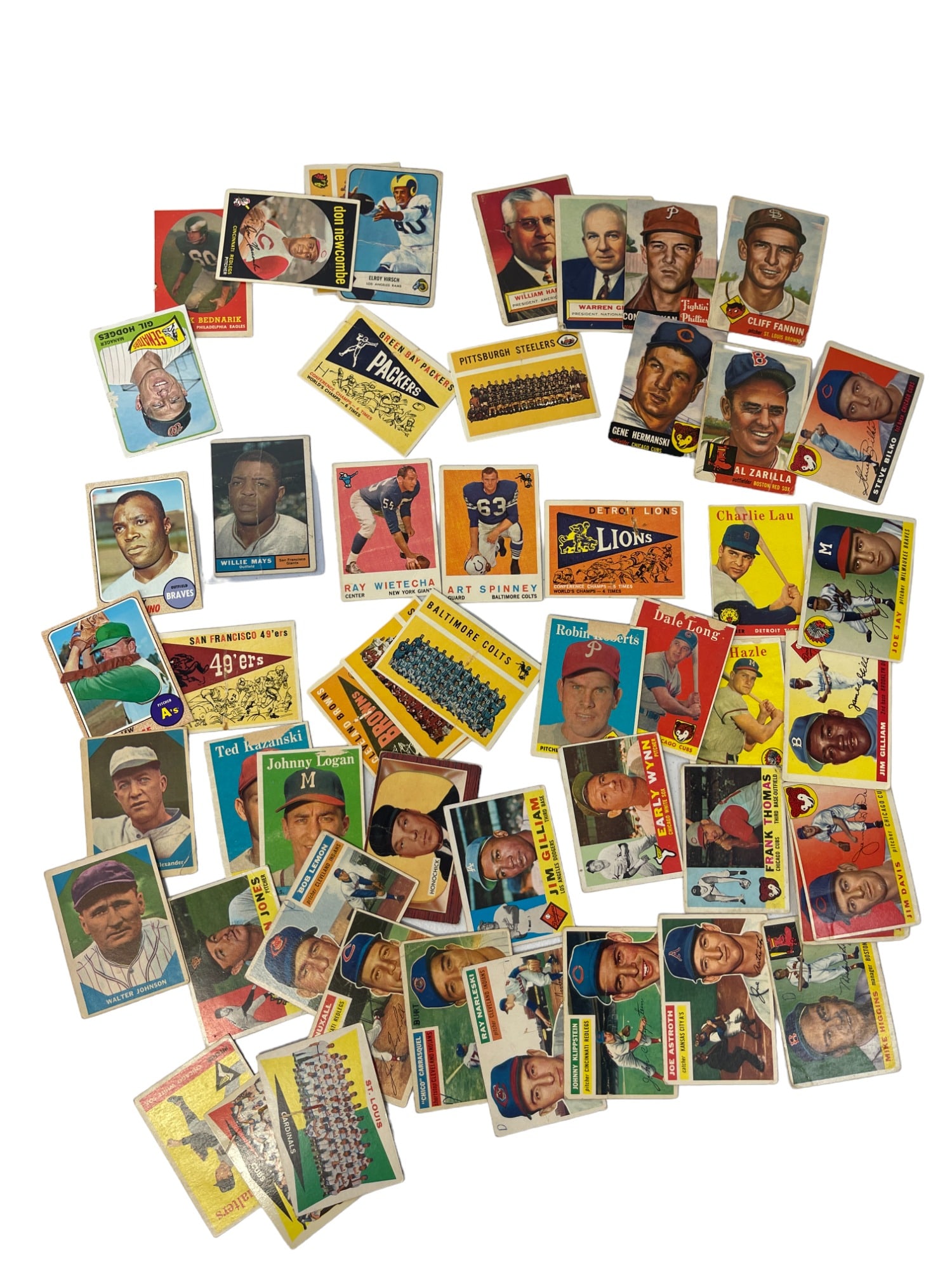 Vintage Baseball Sports Cards Collection Lot Willie Mays and Others (1 of 7)