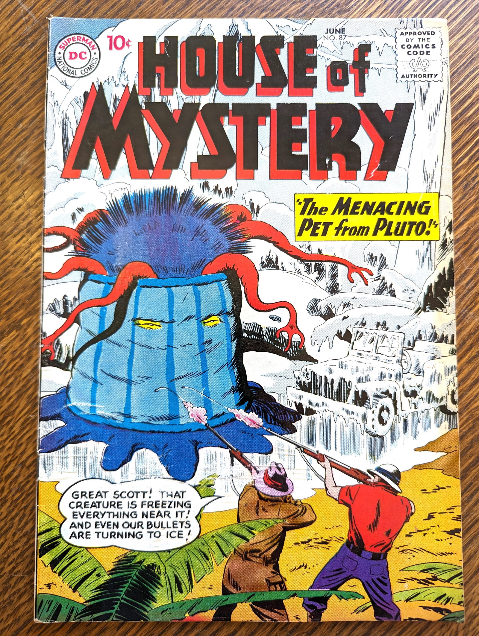 #87 1959 DC House of Mystery silver age 10 cent comic book (1 of 2)