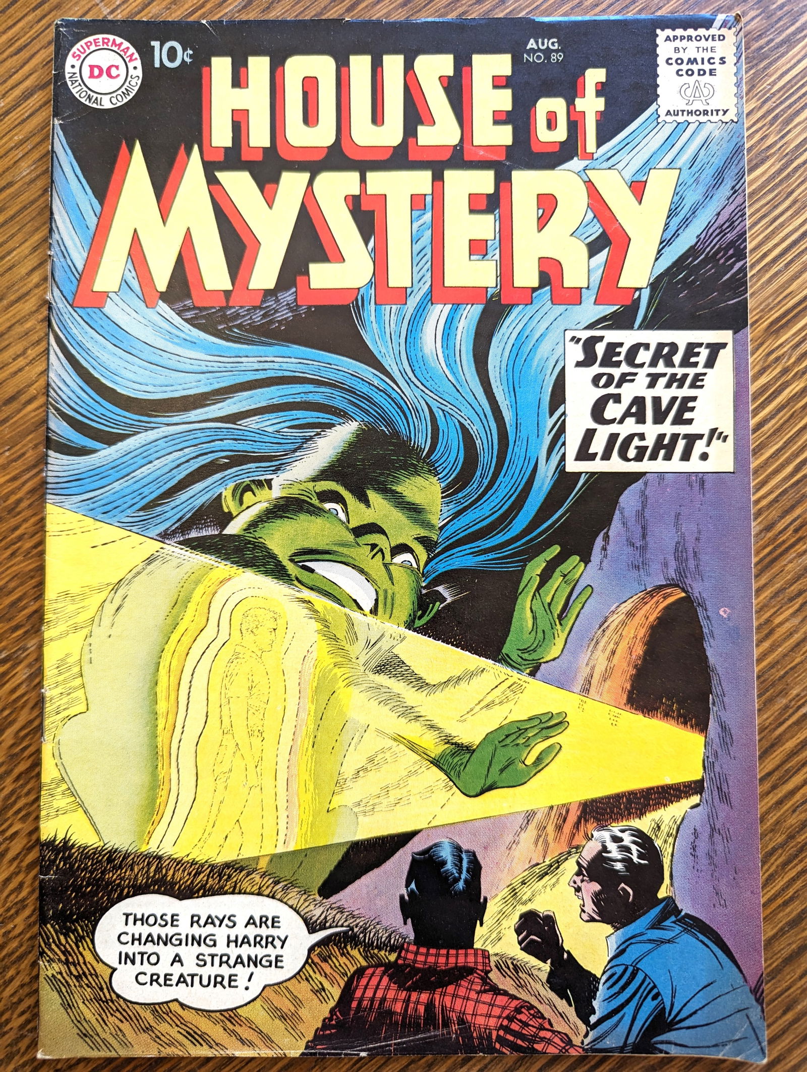 #89 1959 DC House of Mystery silver age 10 cent comic book (1 of 2)