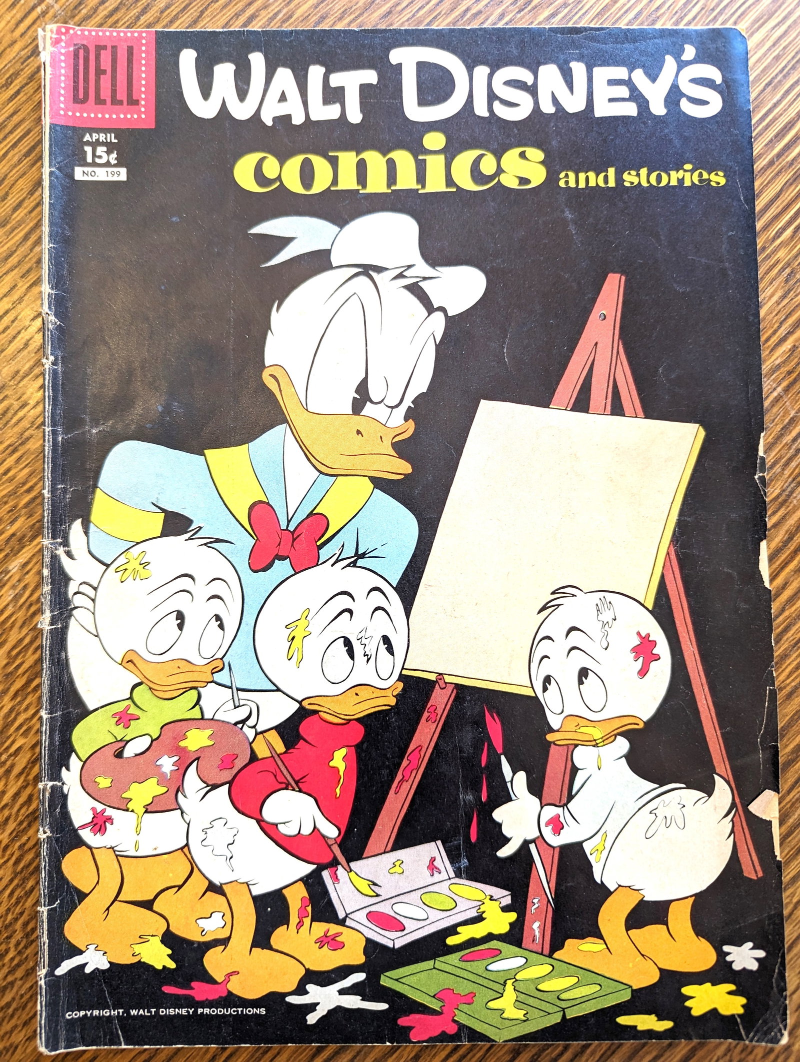 1957 Dell Walt Disney's Comics and stories silver age 15 cent comic book (1 of 2)
