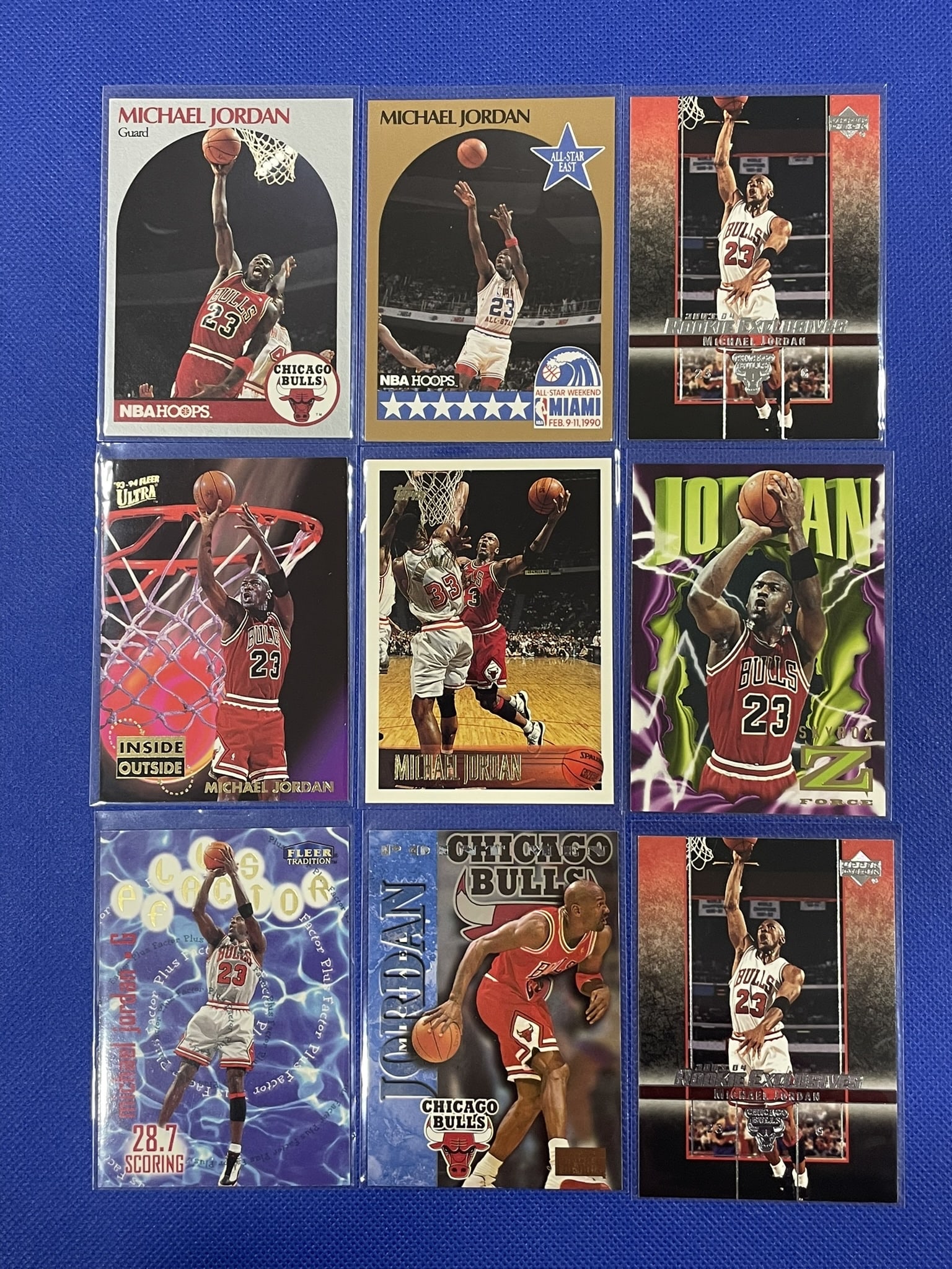 Lot of Michael Jordan basketball cards (1 of 2)
