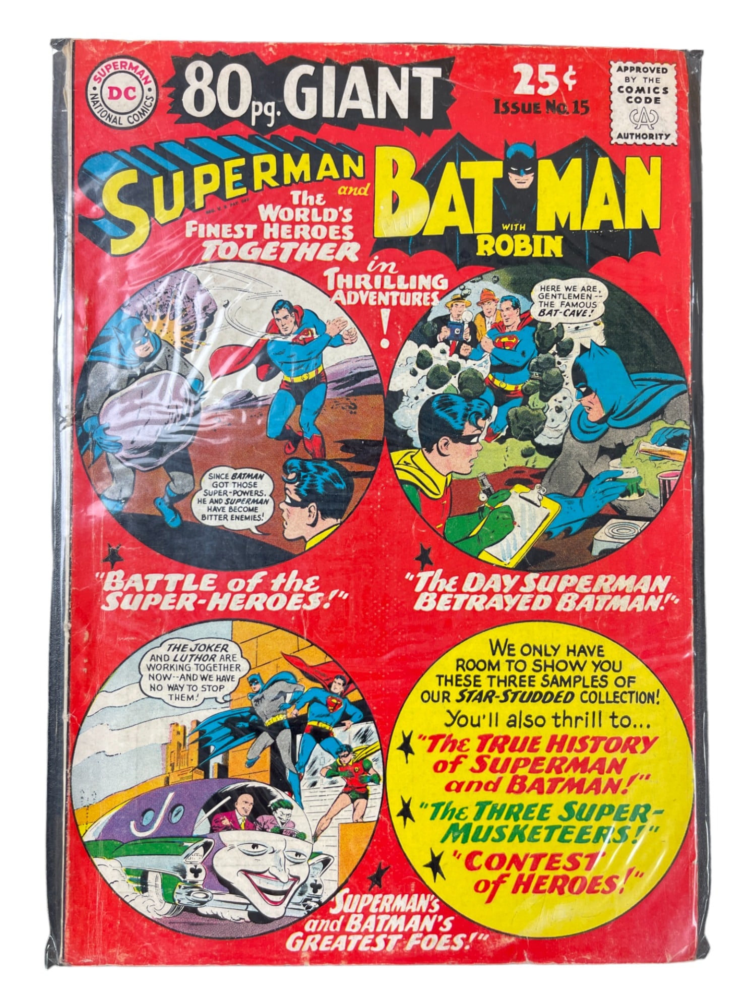 80-Page Giant Superman and Batman with Robin #15 DC Comic Book (1 of 4)