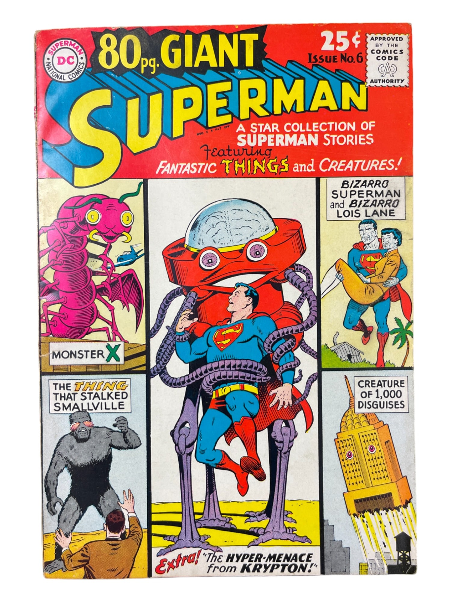 80-Page Giant Superman #6 DC Comic Book 1965 (1 of 5)