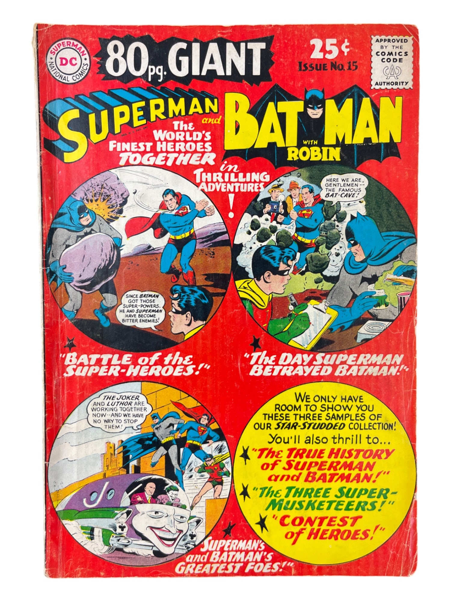 80-Page Giant Superman #15 1965 DC Comic Book (1 of 7)