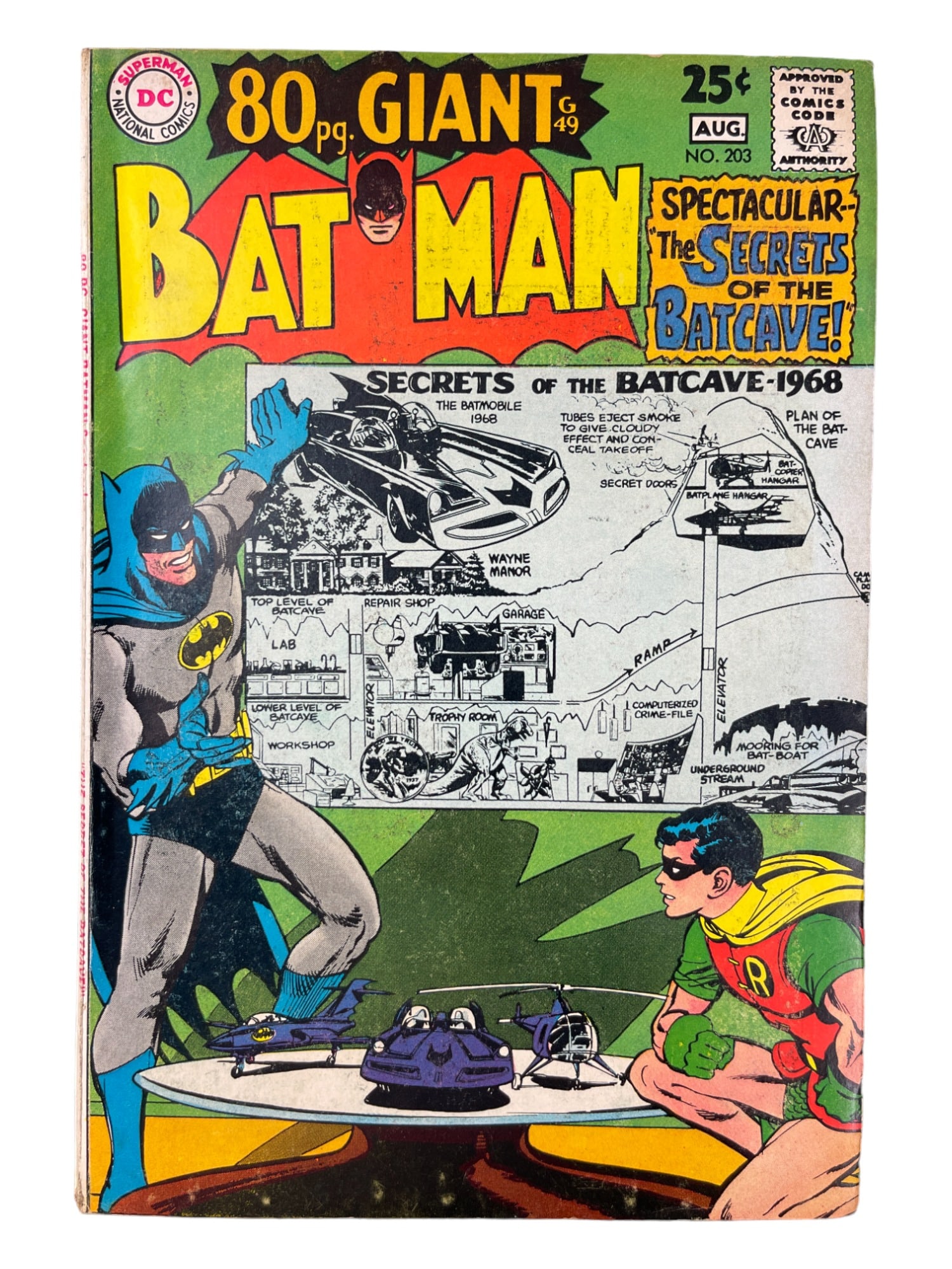 Batman #203 DC 1968 Comic Book 80-Page Giant (1 of 6)