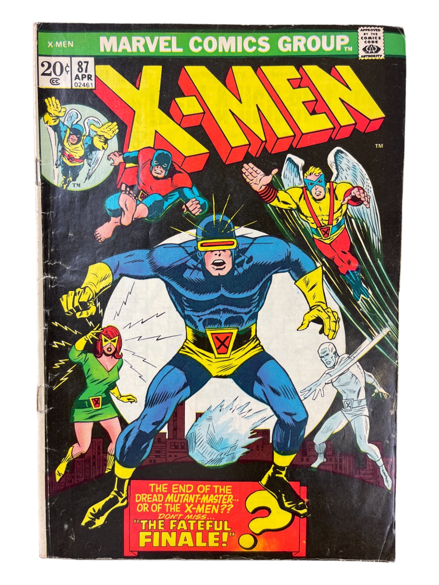 X-Men #87 Black Cover Marvel 1974 Comic Book (1 of 6)