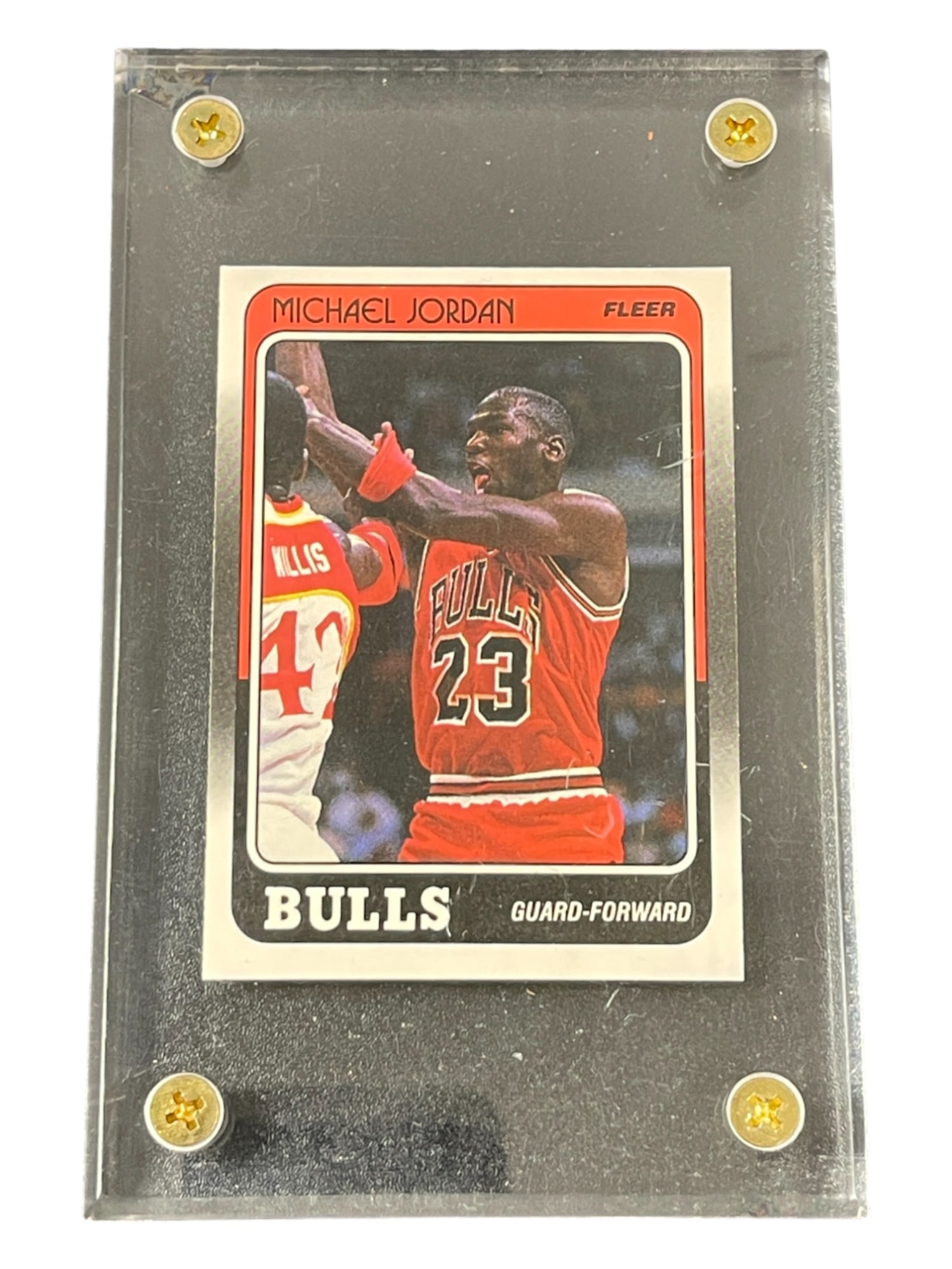 1988 Fleer #17 Michael Jordan NBA Trading Card (1 of 3)