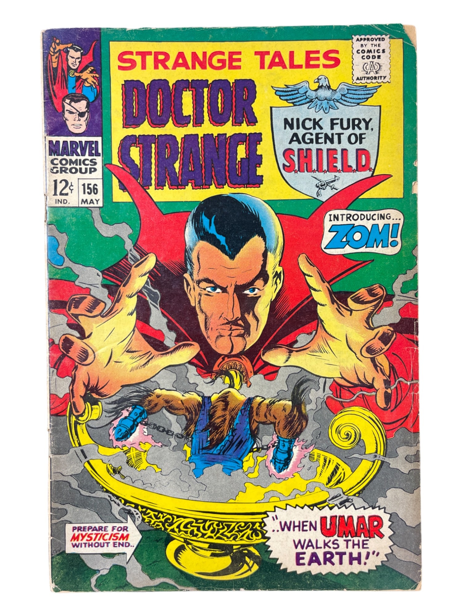Strange Tales #156 Doctor Strange Zom Introduction Marvel Comic Book (1 of 7)