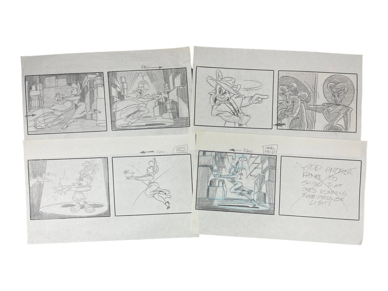 Vintage Original Warner Bros Animaniacs Storyboard Collection Lot: Vintage Original Warner Bros Animaniacs Storyboard Collection Lot of 4.