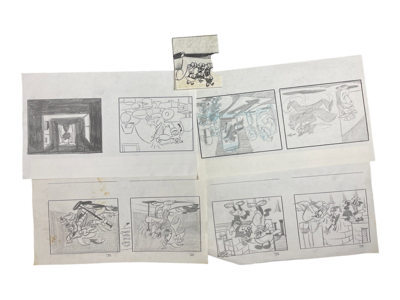 Vintage Original Warner Bros Animaniacs Storyboard Collection Lot: Vintage Original Warner Bros Animaniacs Storyboard Collection Lot of 4.