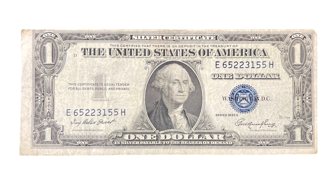 1935 Series E $1 Silver Certificate Blue Seal (1 of 2)