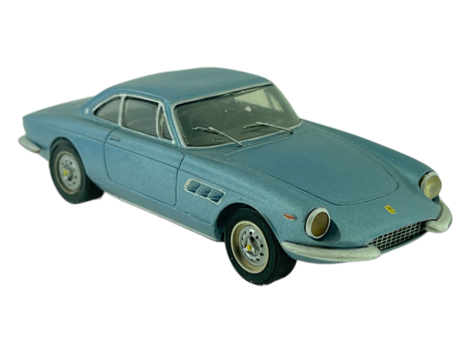 Vintage Model Car 1:43 Light Blue Ferrari 330 GTC by Goupille M. Records - France (1 of 5)