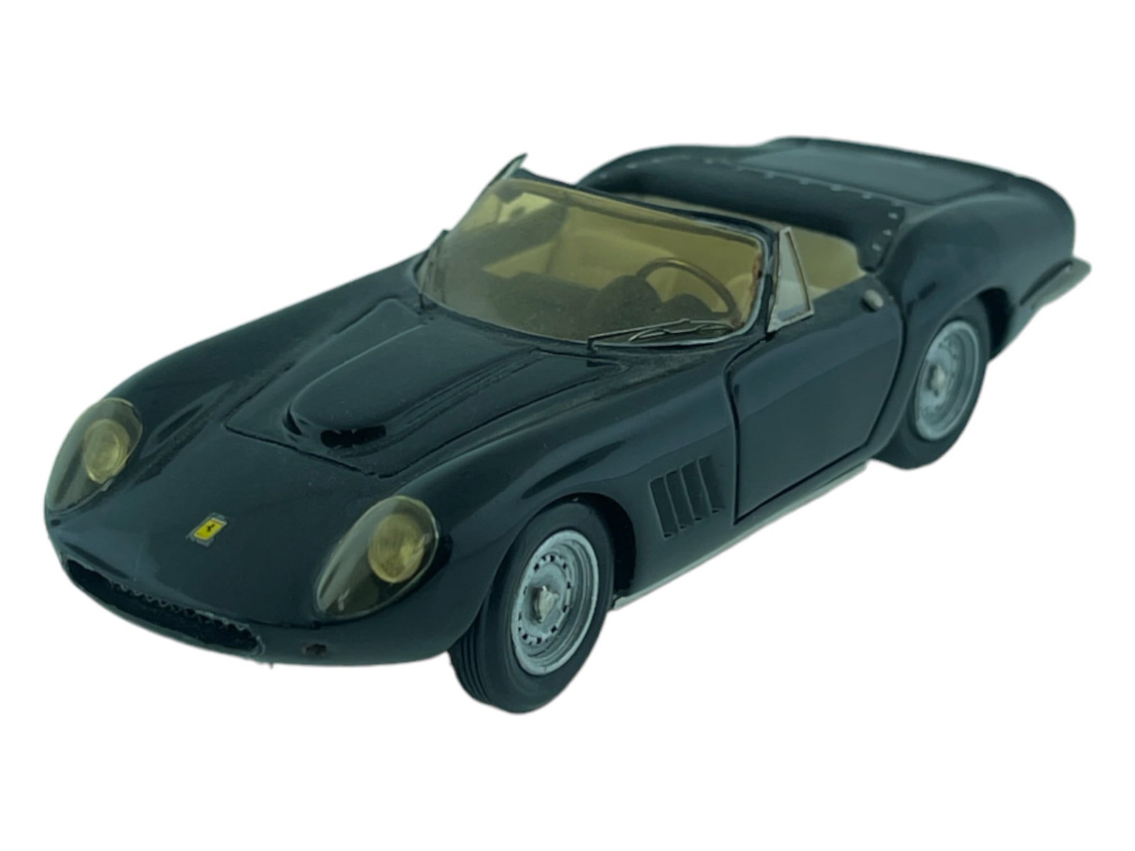 Vintage Model Car 1:43 Black Ferrari Spyder Nembo 1966 "Calandre #1" Model #49: Vintage Model Car 1:43 Black Ferrari Spyder Nembo 1966 "Calandre #1" Model #49